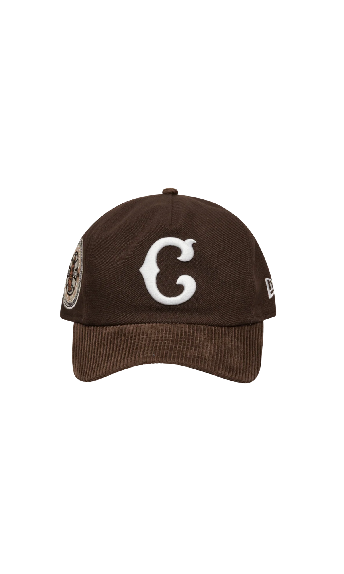 New Era Chicago Cubs MLB Cooperstown Cord 19TWENTY Adjustable Cap Dark Brown