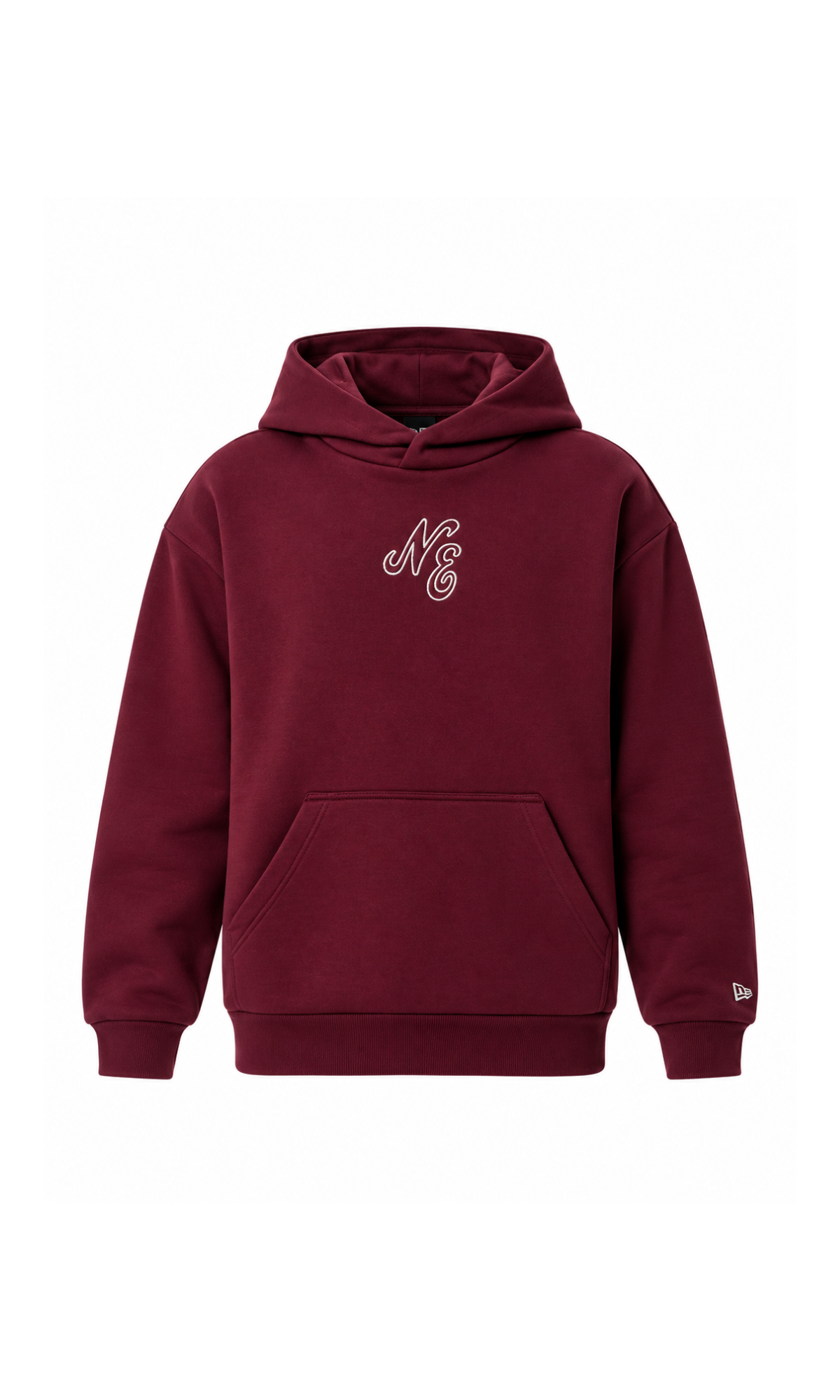 FELPA HOODIE NEW ERA CREST GRAPHIC BORDEAUX