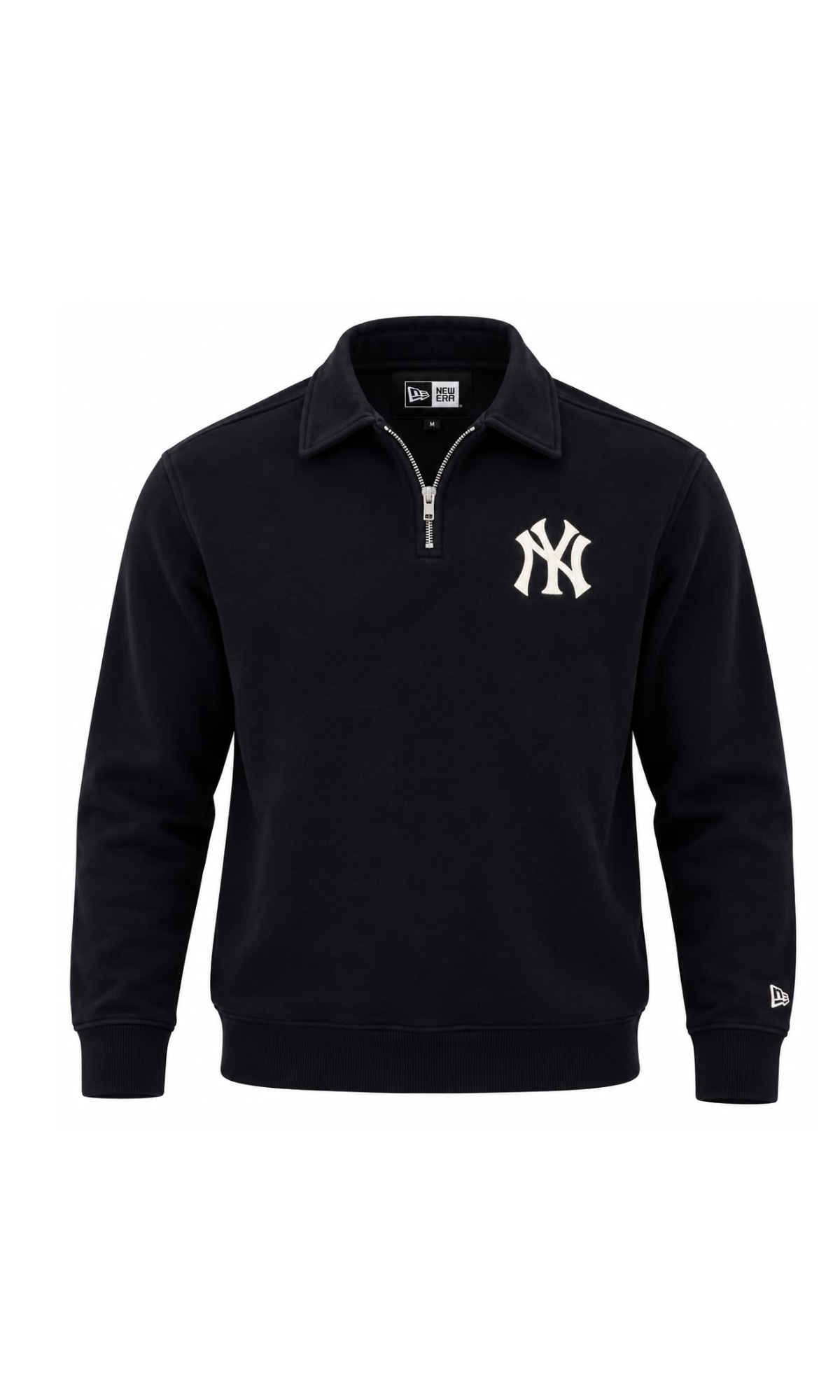 FELPA OVERSIZED NEW YORK Yankees MLB 1/4 ZIP BLACK