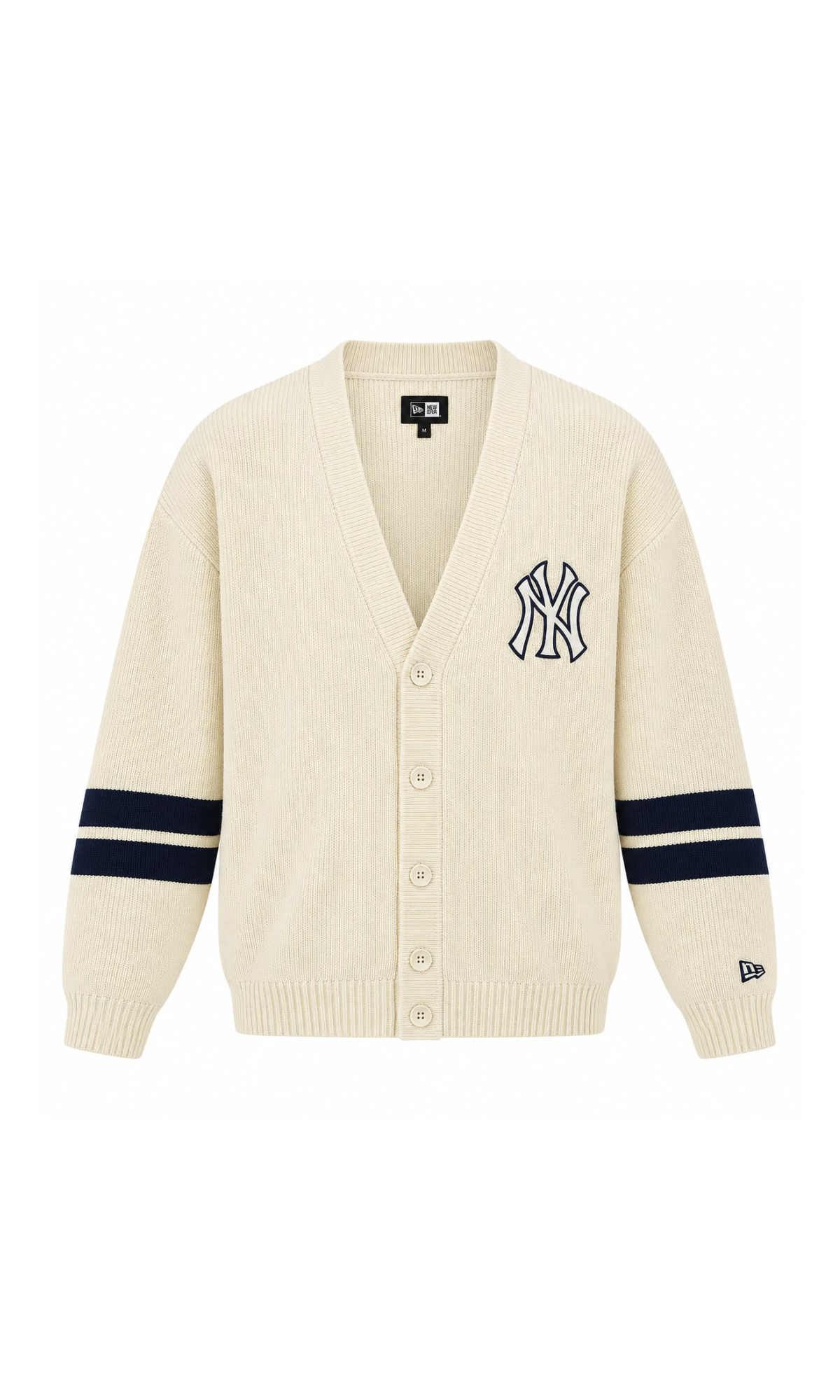 Cardigan New York Yankees MLB Knit Beige Chiaro
