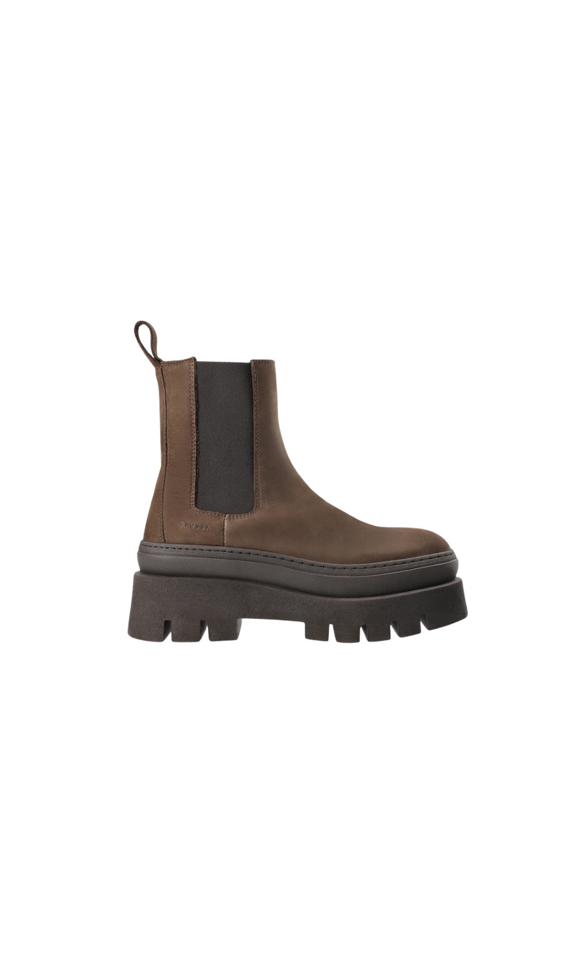 BOOT PLATFORM CHOCOLATE NABUC