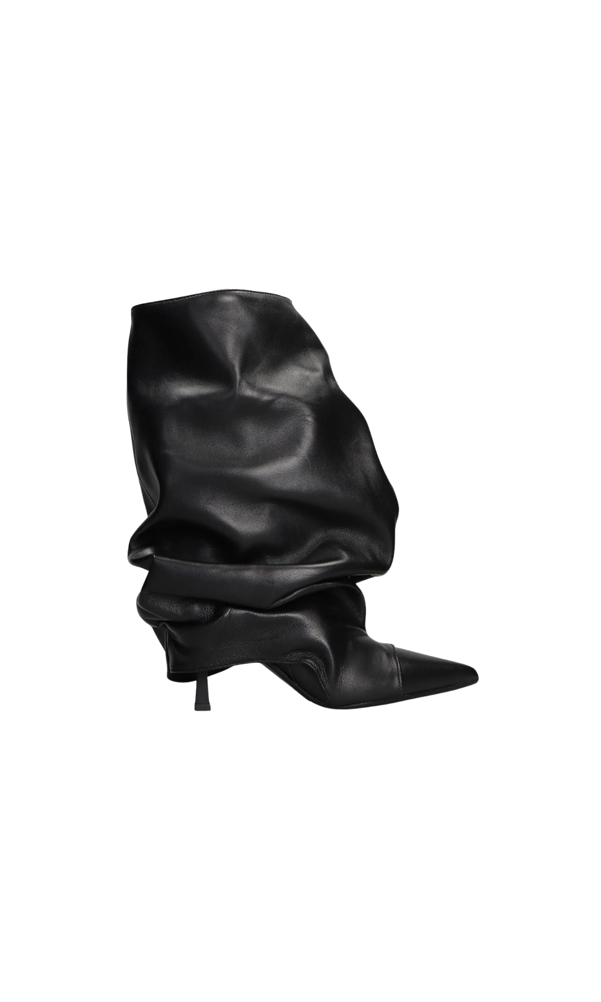 KARMEL STIVALI IN NAPPA NERO