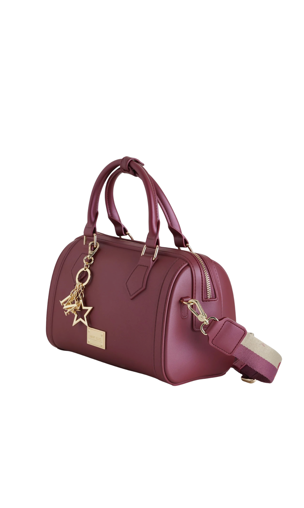 BAULETTO MARC ELLIS FLAT ESTREL 27 L IN GOMMA- BORDEAUX