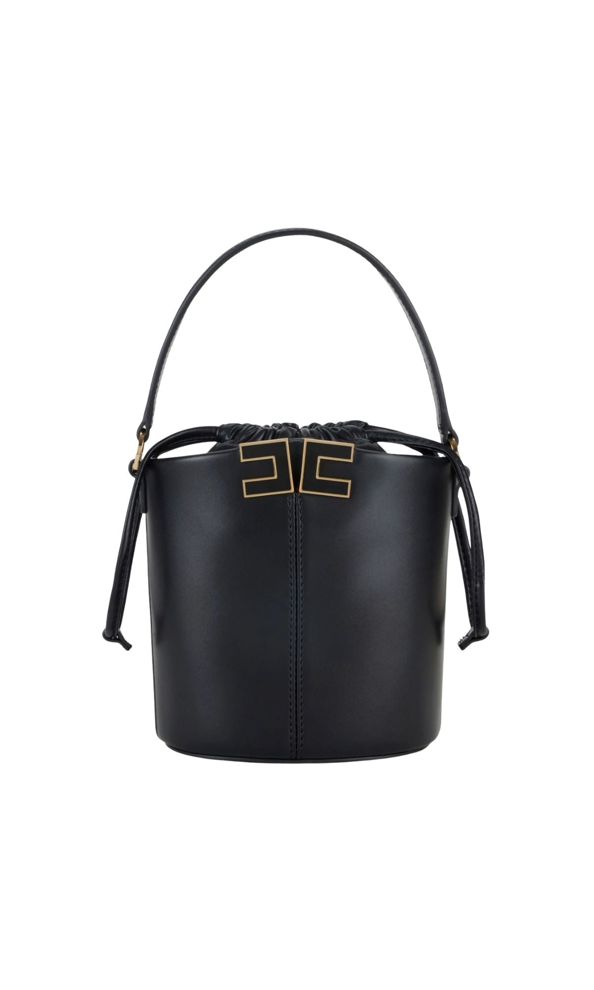 BORSA 92A SECCHIELLO DETTAGLIO LOGO NERO - Accessori - ELISABETTA FRANCHI
