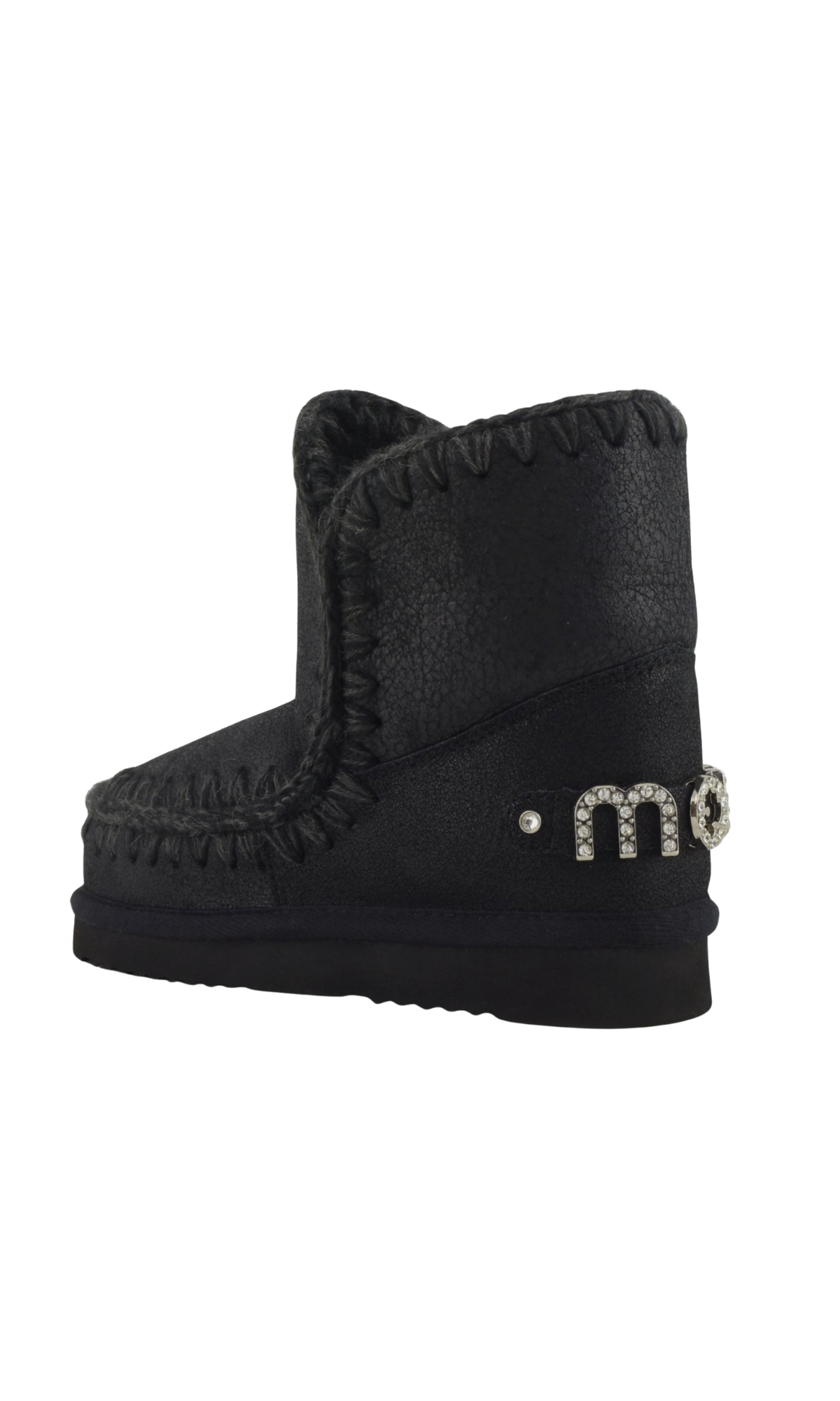 MOU ESKIMO 18 RHINESTONES LOGO BLACK