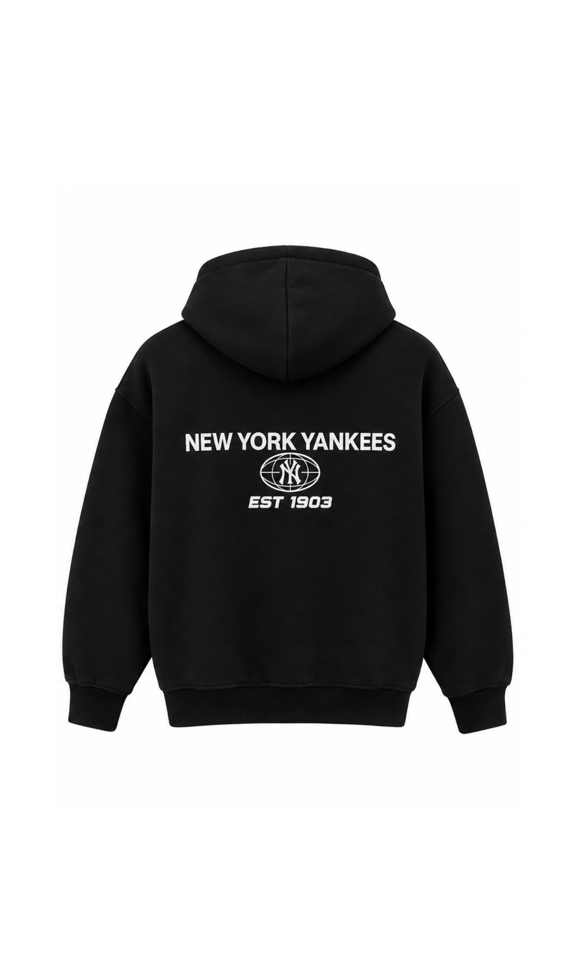TUTA TRACK ’47 NEW YORK HOODIE OVERSIZED BLACK