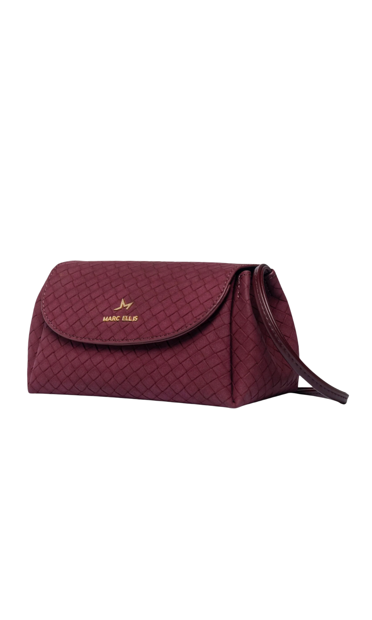 BORSA A MANO MARC ELLIS SIBYL SUEDE BORDEAUX