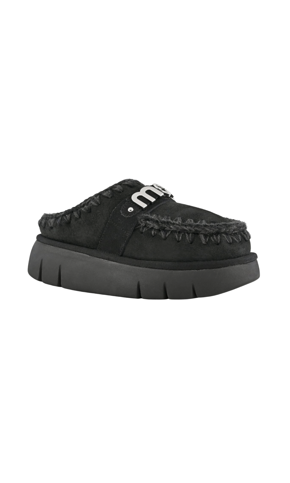 MOU BOUNCE CLOG METAL LOGO BKB BLACK