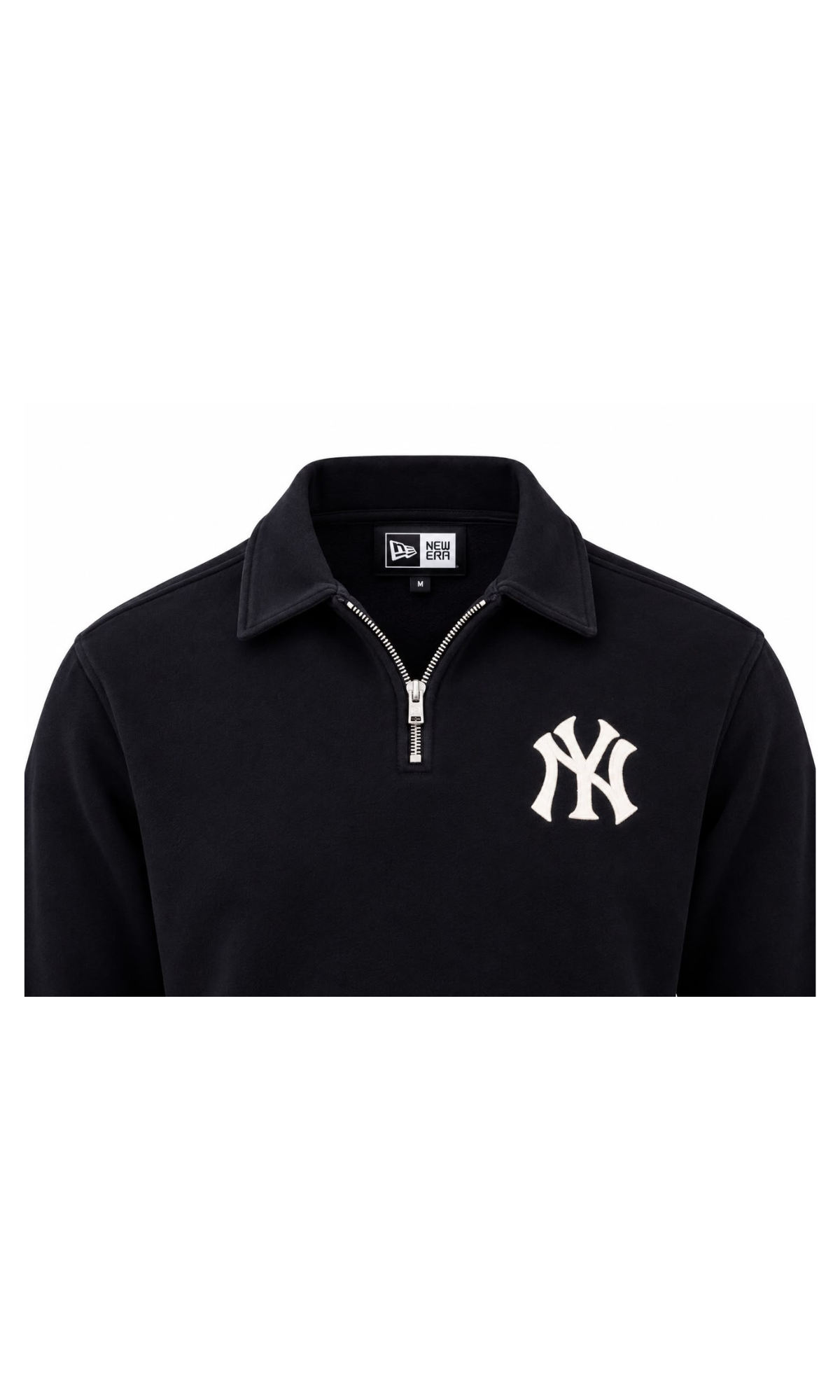 FELPA OVERSIZED NEW YORK Yankees MLB 1/4 ZIP BLACK
