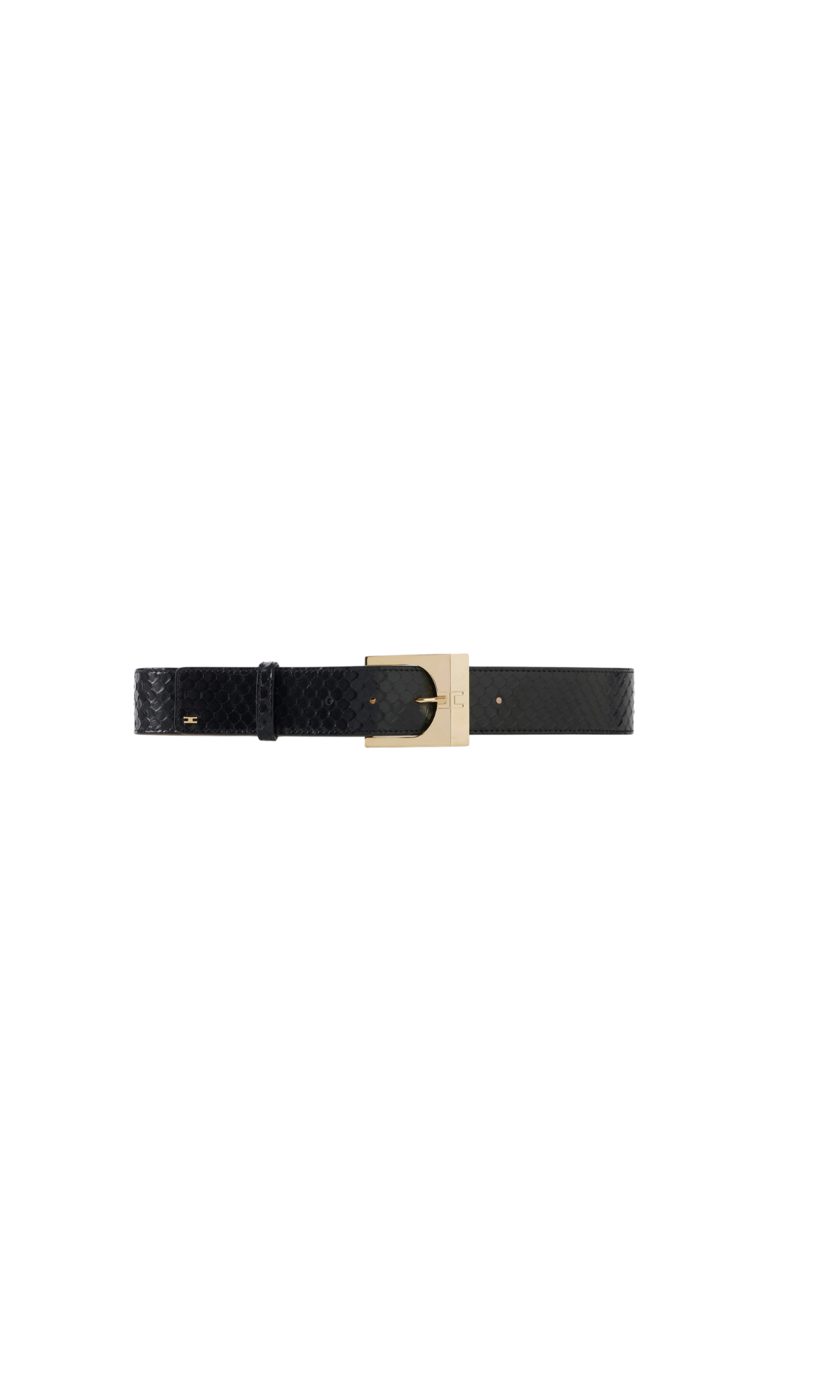CINTURA IN PELLE CON TRAMA BLACK CT43S67E2