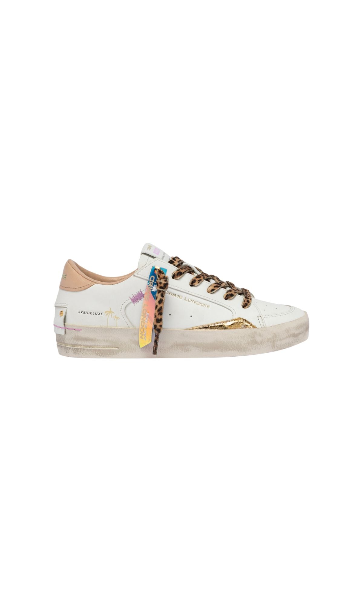 SK8 DELUXE SAVAGE WHITE - calzature - CRIME LONDON