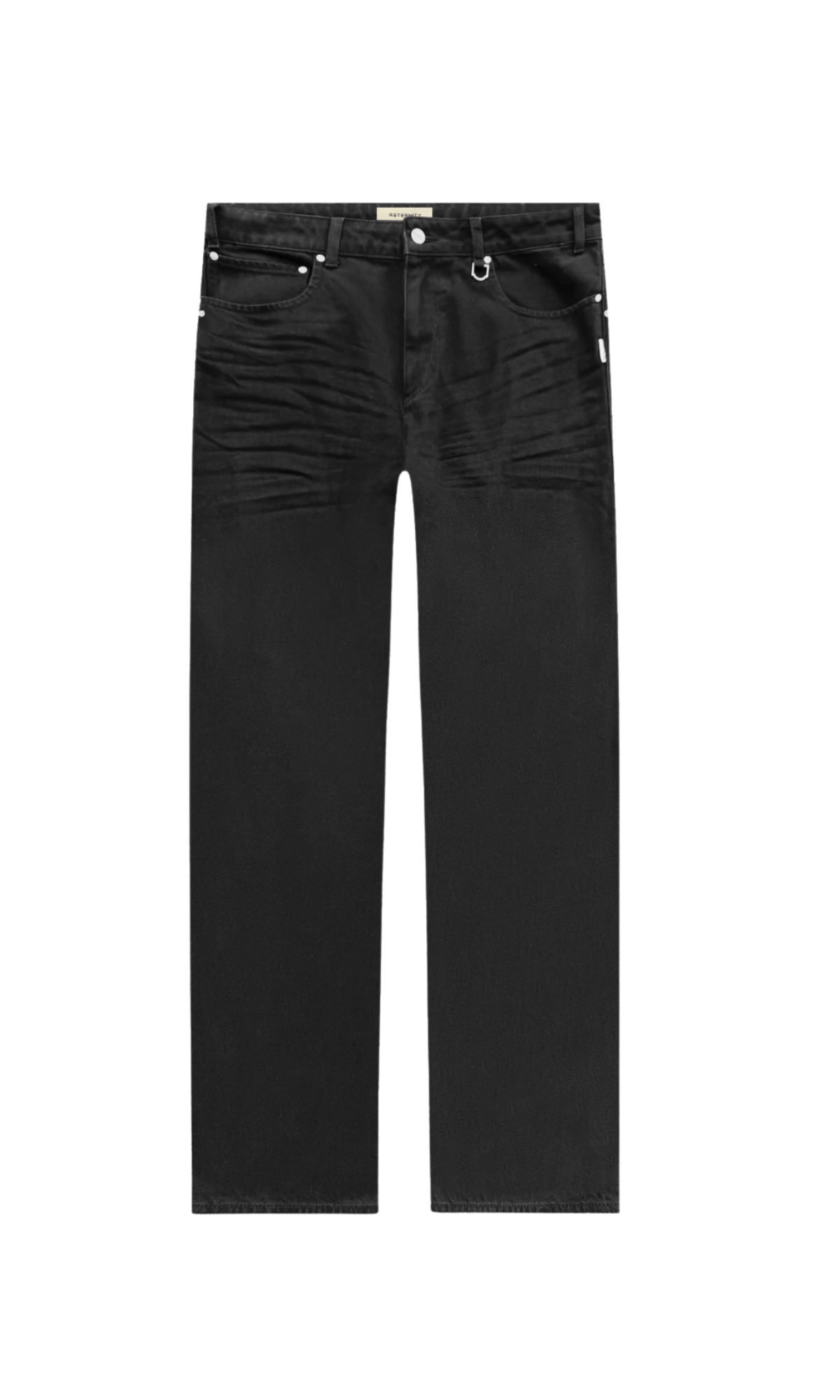 JEANS ESSENTIAL A VESTIBILITÀ DRITTA - NERO INTENSO - RETERNITY