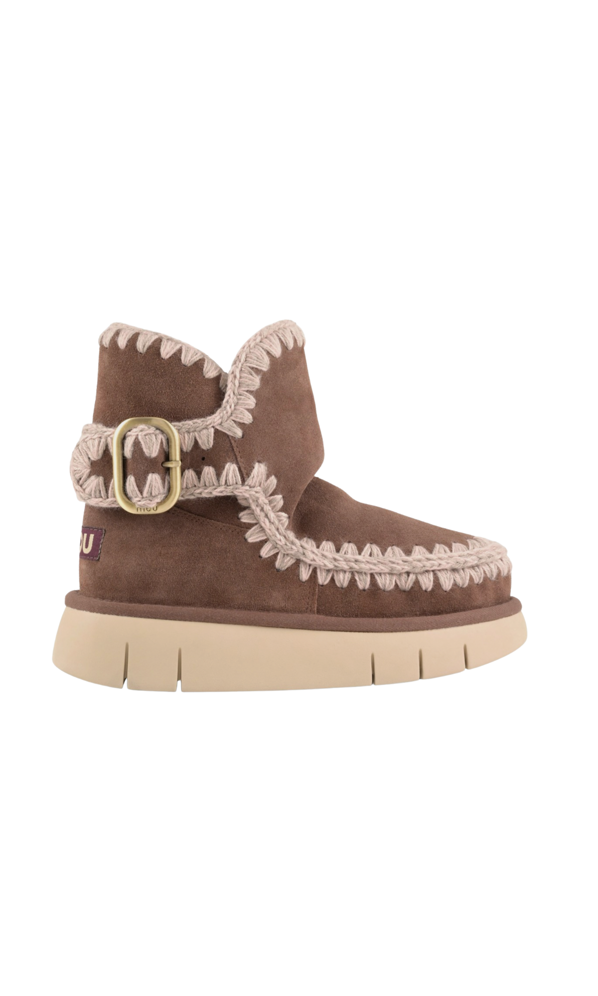 MOU BONCE BOOT BUCKLE STRAP BRPE BROWN PEPPER