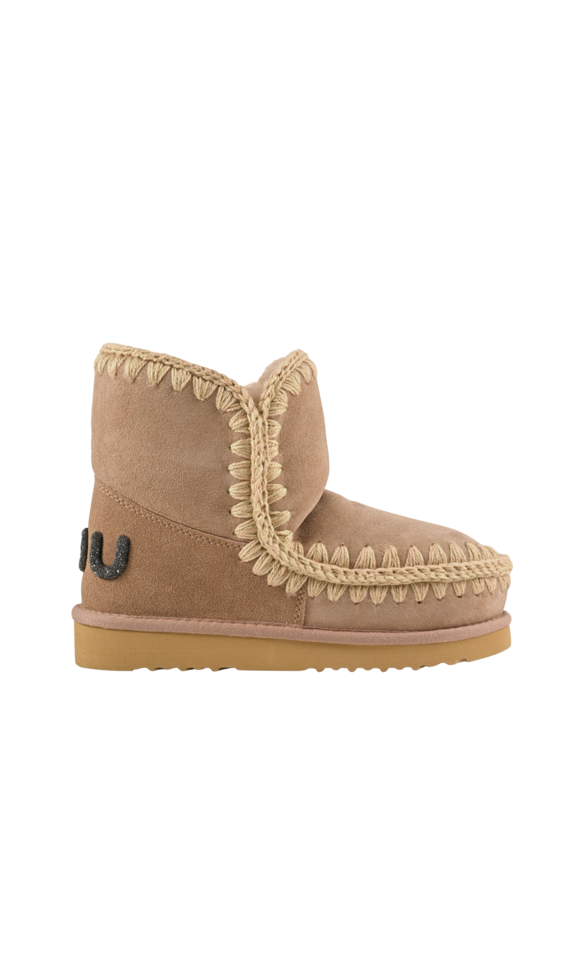 STIVALI MOU ESKIMO BOOT 18 GLITTER LOGO CAMMELLO