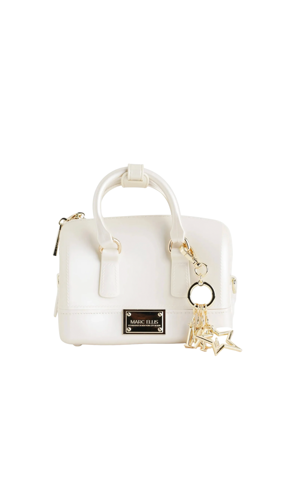 BAULETTO MARC ELLIS FLAT ESTREL 27 S IN GOMMA- WHITE