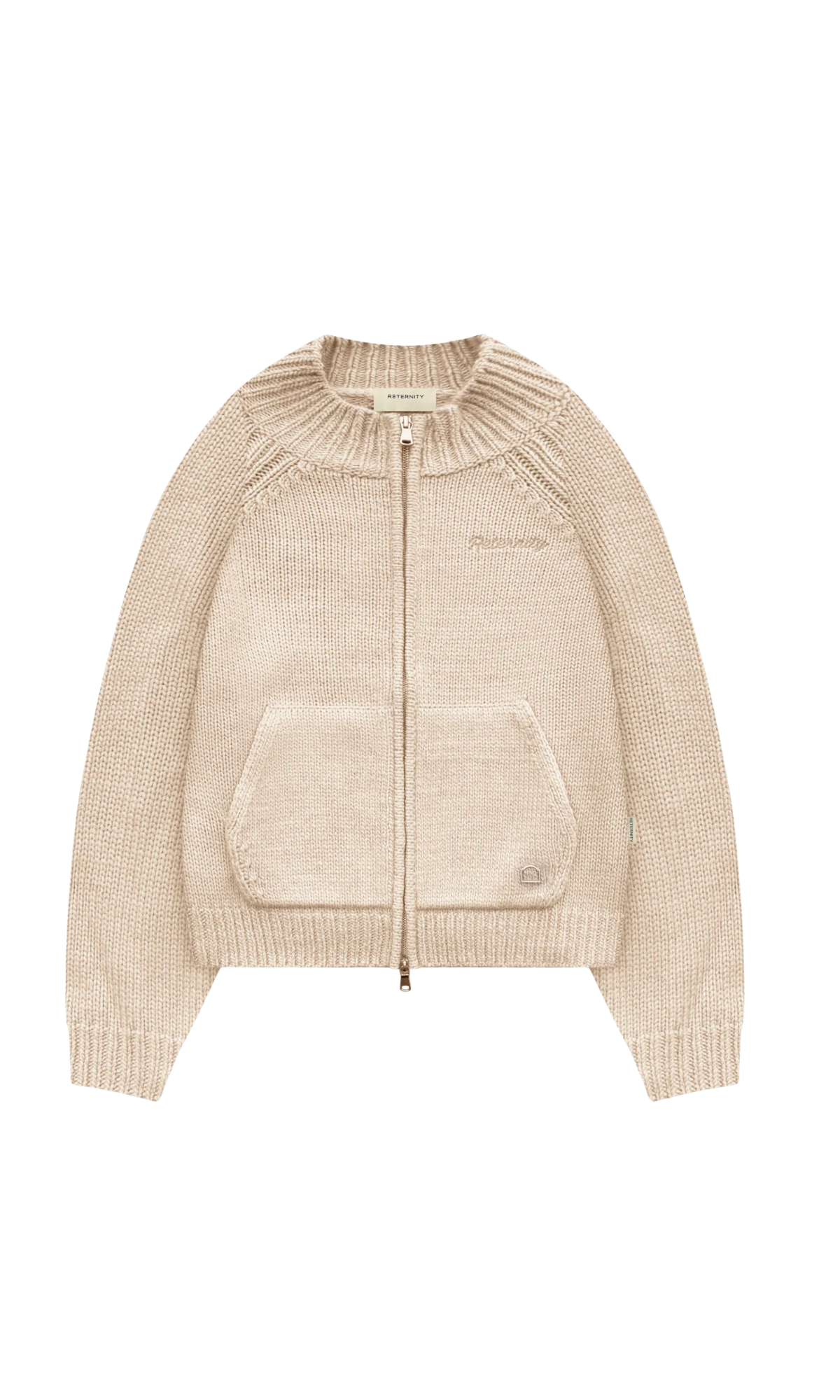 ÉCLAT KNIT ZIPPER - CREME - RETERNITY