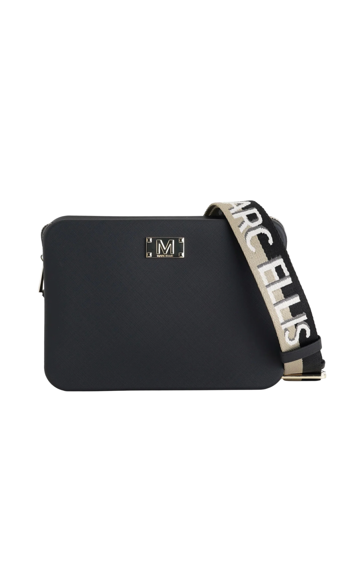 BORSA A SPALLA MARC ELLIS FLAT FLOWE 27 BLACK