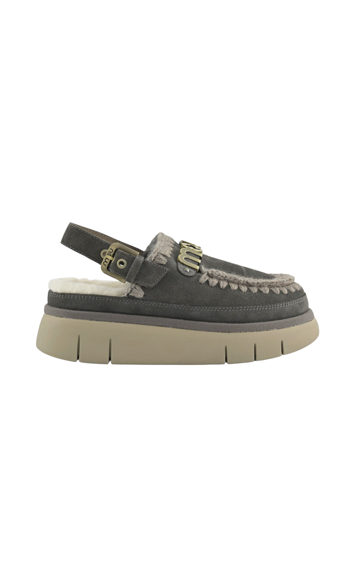 MOU BONCE CLOG BACK STRAP CHL GRAY