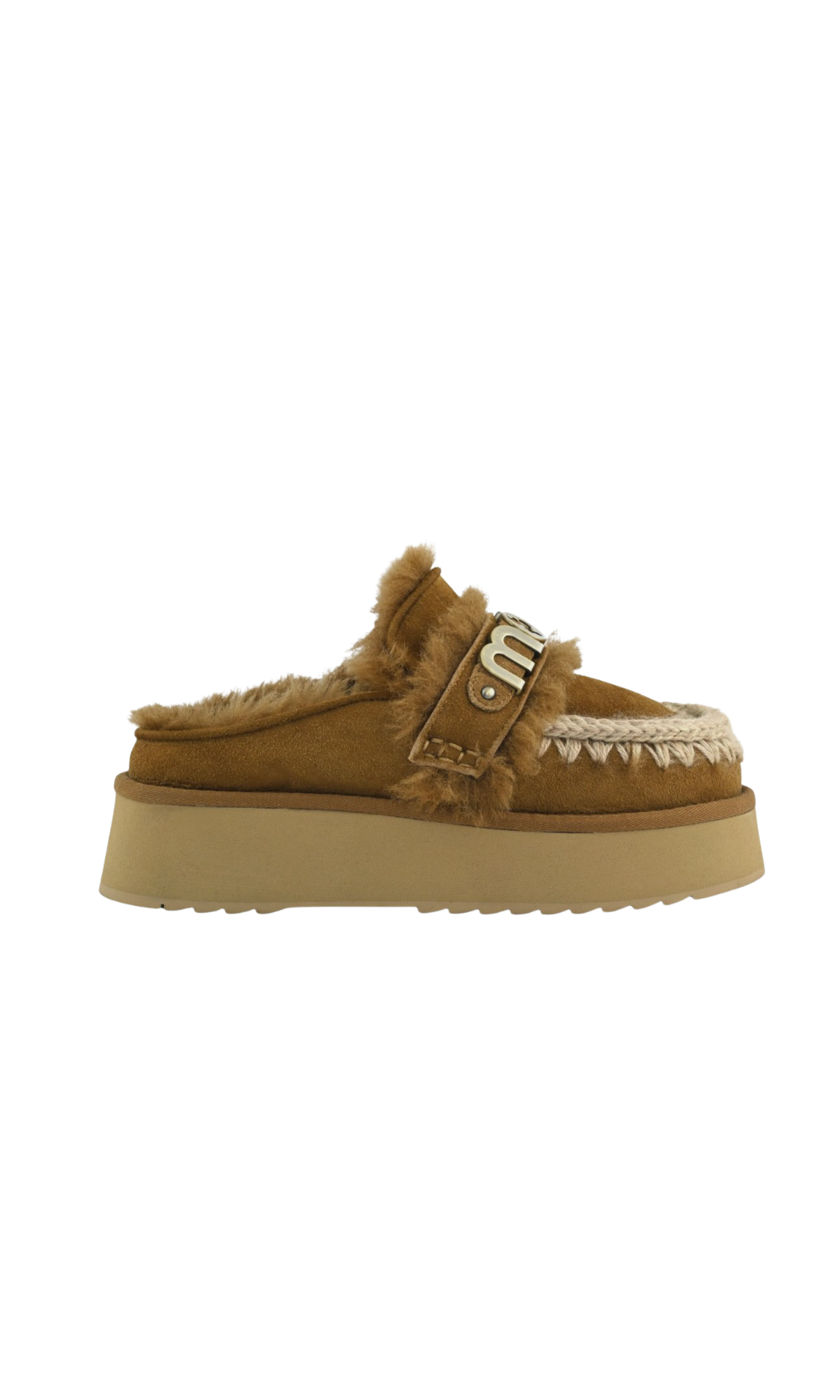 MOU PLATFORM CLOG LETTER LOGO COGNAC