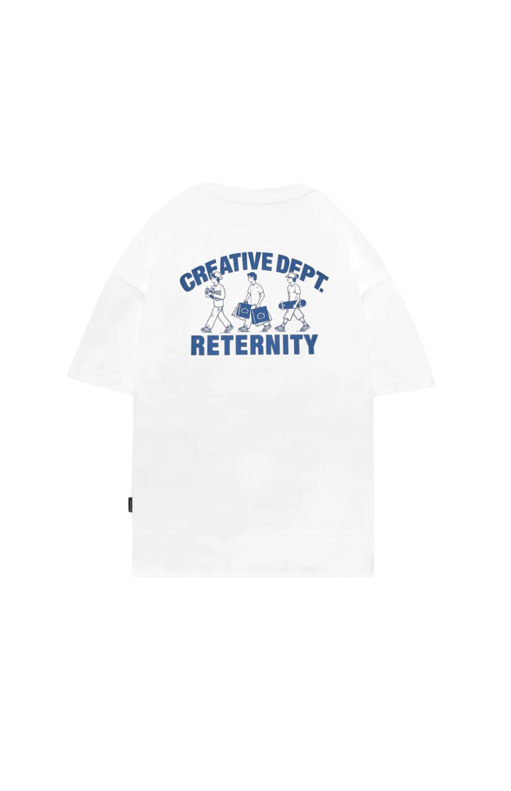 T-SHIRT WHT DEPT LOGO - calzature - RETERNITY