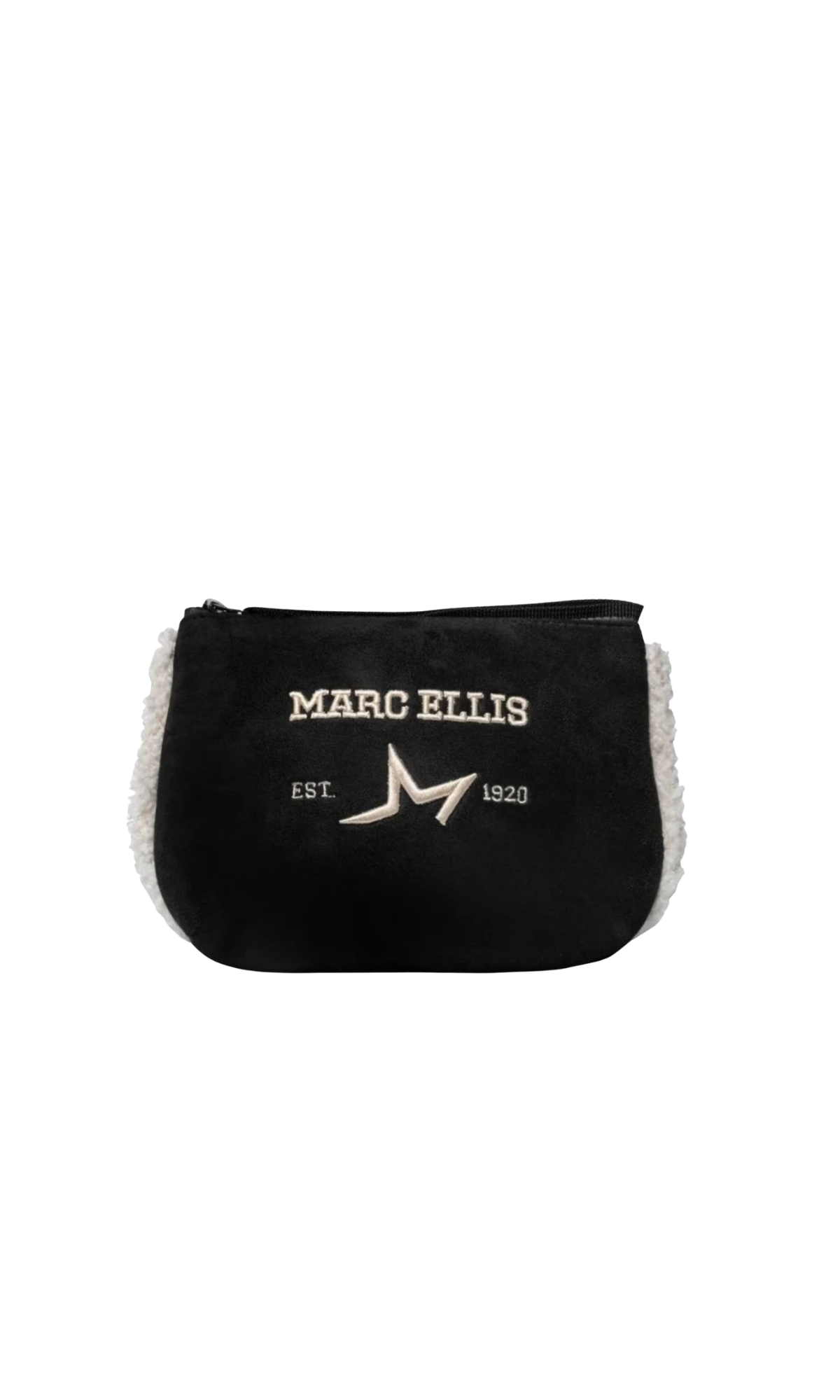 POCHETTE MARC ELLIS BUBY BUCKSKIN BLACK
