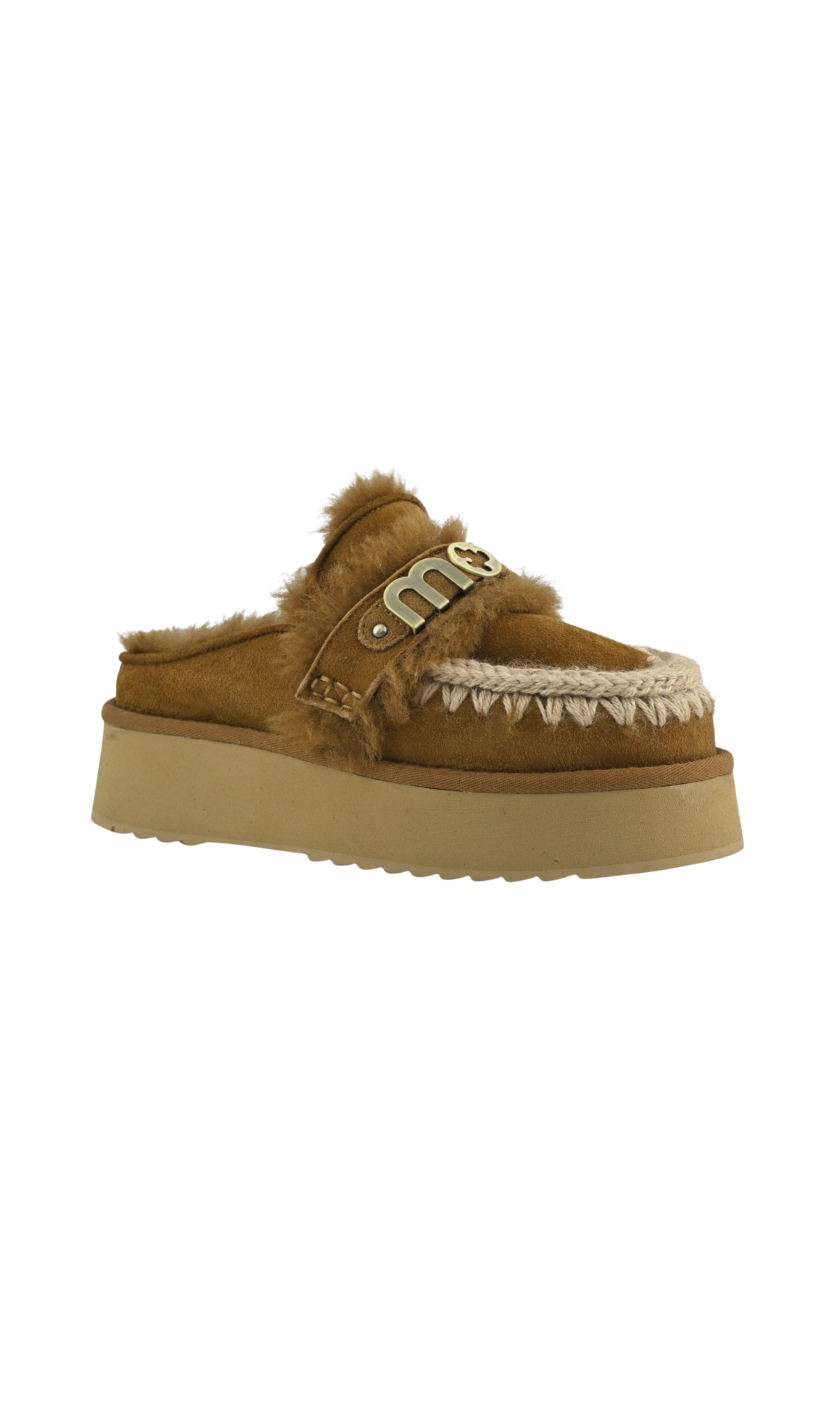 MOU PLATFORM CLOG LETTER LOGO COGNAC