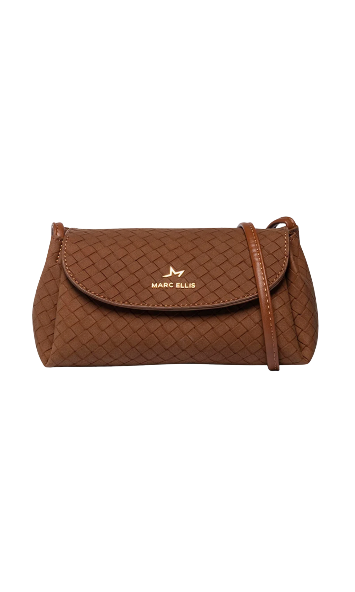 BORSA A MANO MARC ELLIS SIBYL SUEDE CAMMELLO