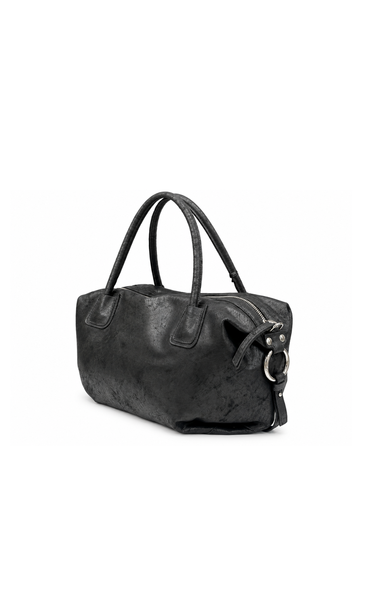BORSA GISEL MOIRE’ WILD SHOULDER BLACK