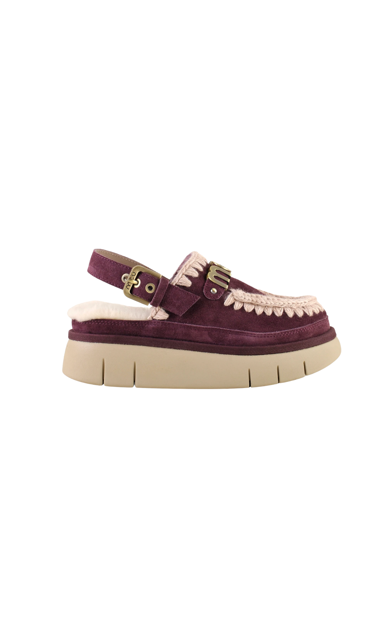 MOU BONCE CLOG BACK STRAP CAB BORDEAUX