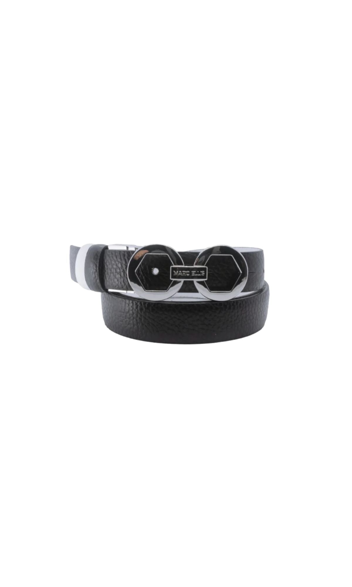 BELT 172 DO BLACK/OFF BLANC SILVER - Accessori - MARC ELLIS