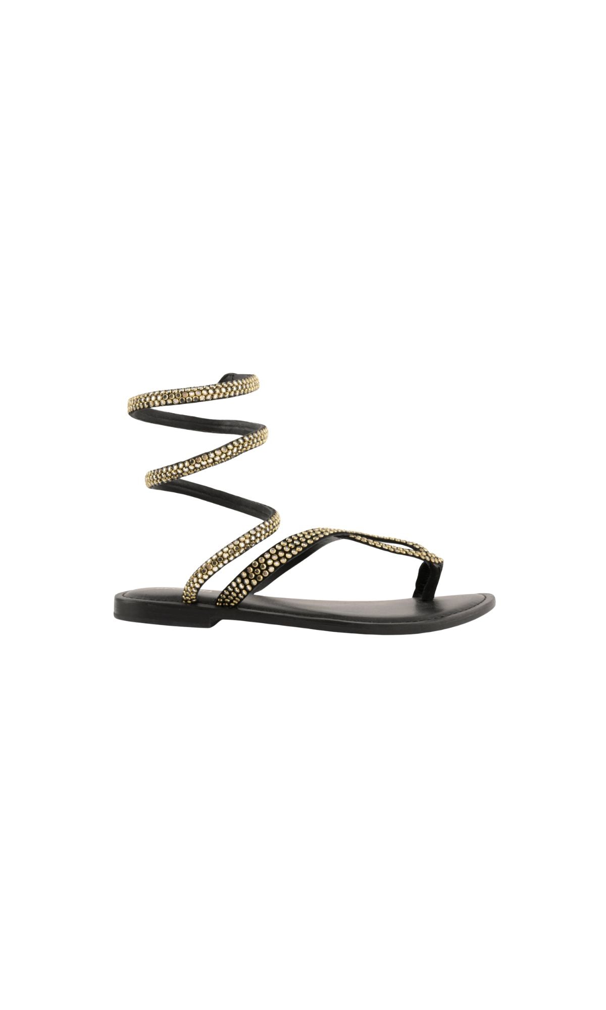 WRAP UP JEWEL SANDAL BLACK - calzature - CORAL BLUE
