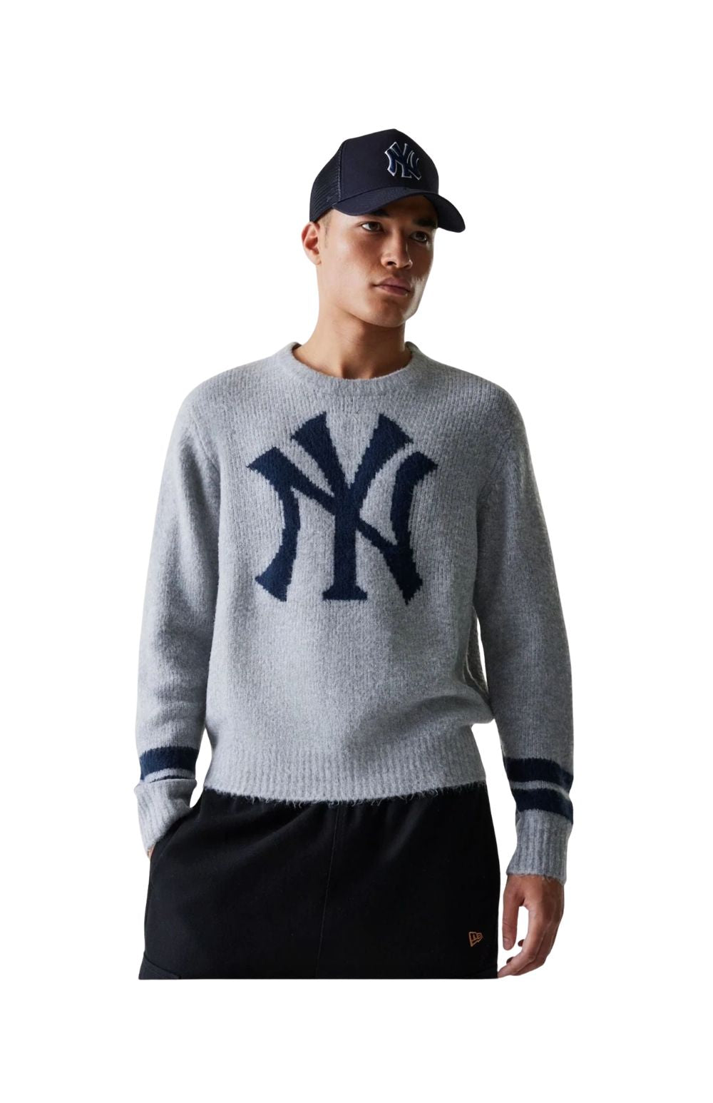 MAGLIONE OVERSIZED NY GREY - ABBIGLIAMENTO - NEW ERA