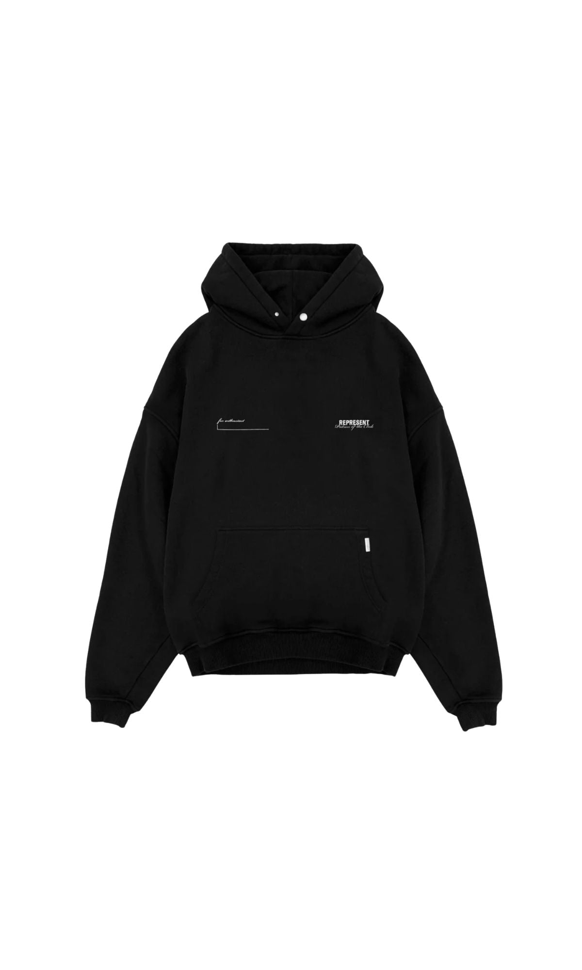 HOODIE PATRON OF THE CLUB BLACK - ABBIGLIAMENTO - REPRESENT