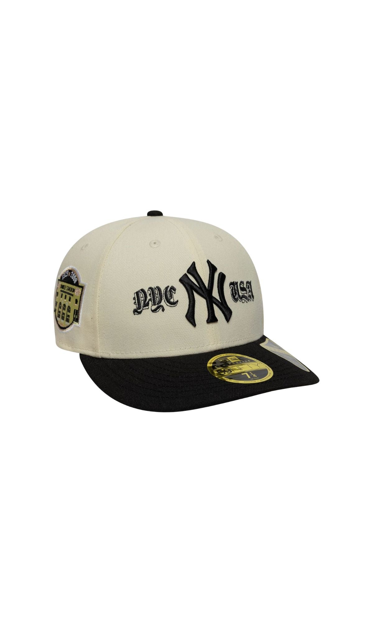 59 FIFTY FITTED LOW PROFILE BLACK CREAM - Accessori - NEW ERA