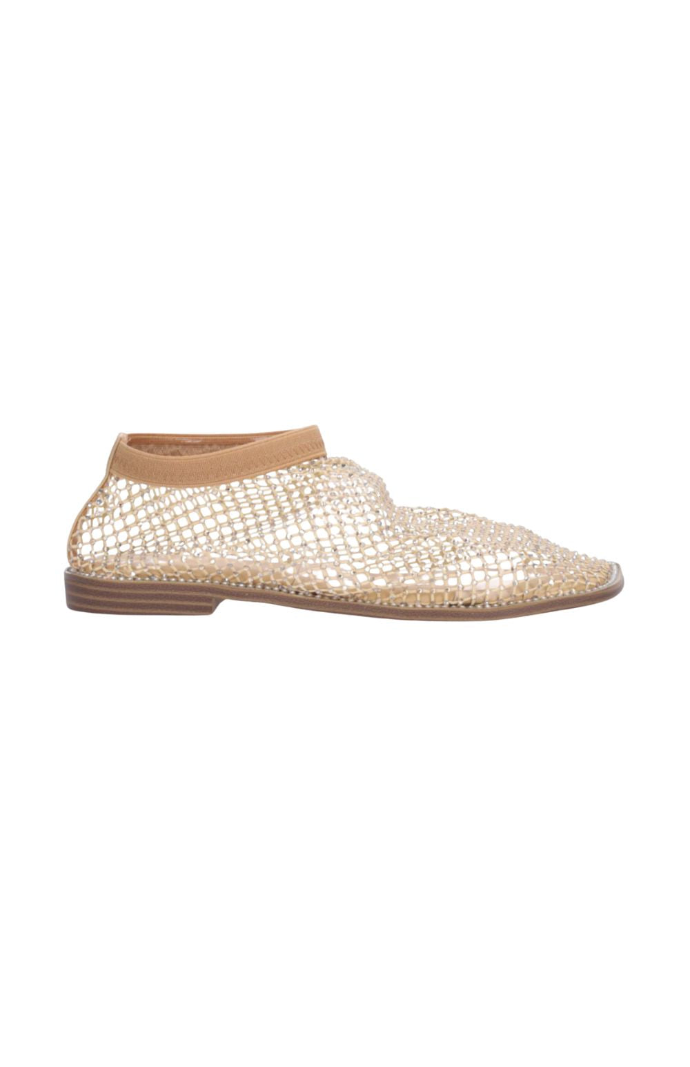 SANDALO BASSO RETE BEIGE/ORO - calzature - EXE