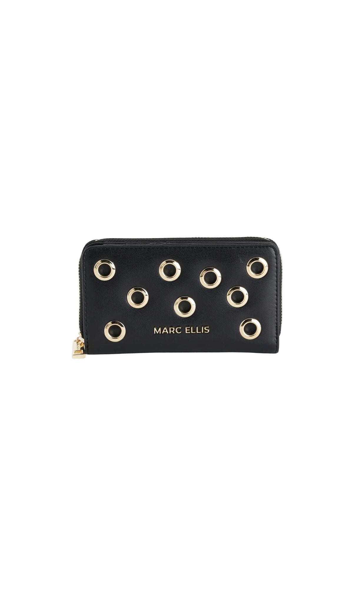 IVY STUDS WALLET BLACK GOLD - Accessori - MARC ELLIS