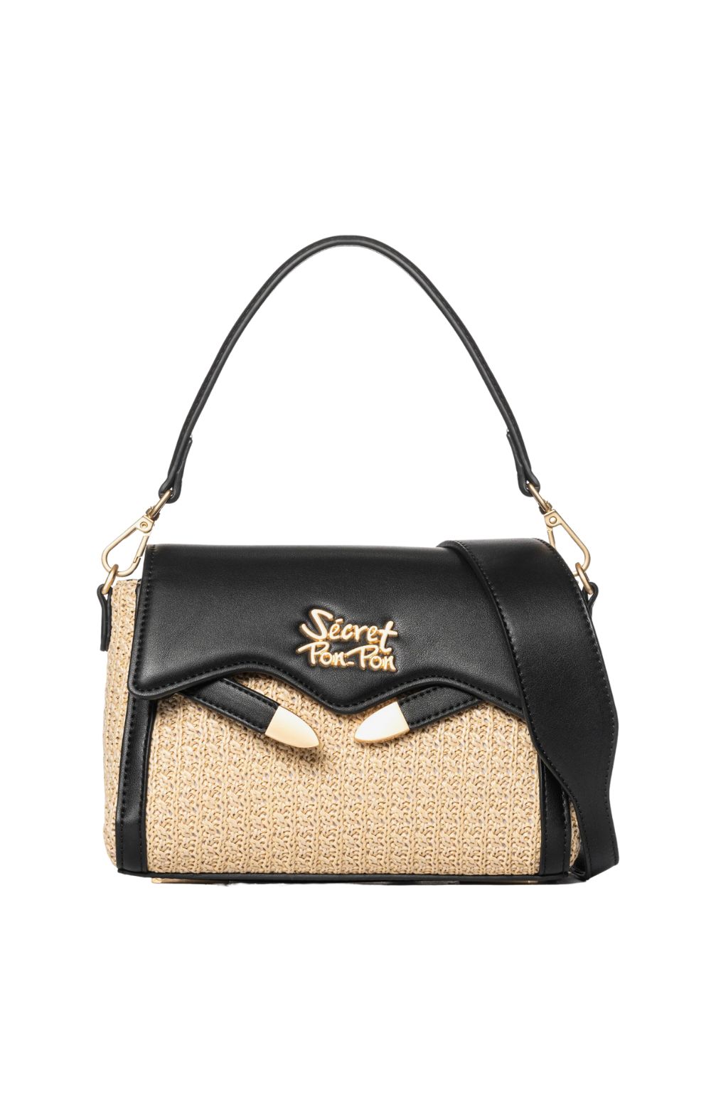 QUIRA RAFFIA XS BLK - Accessori - SECRET PON PON