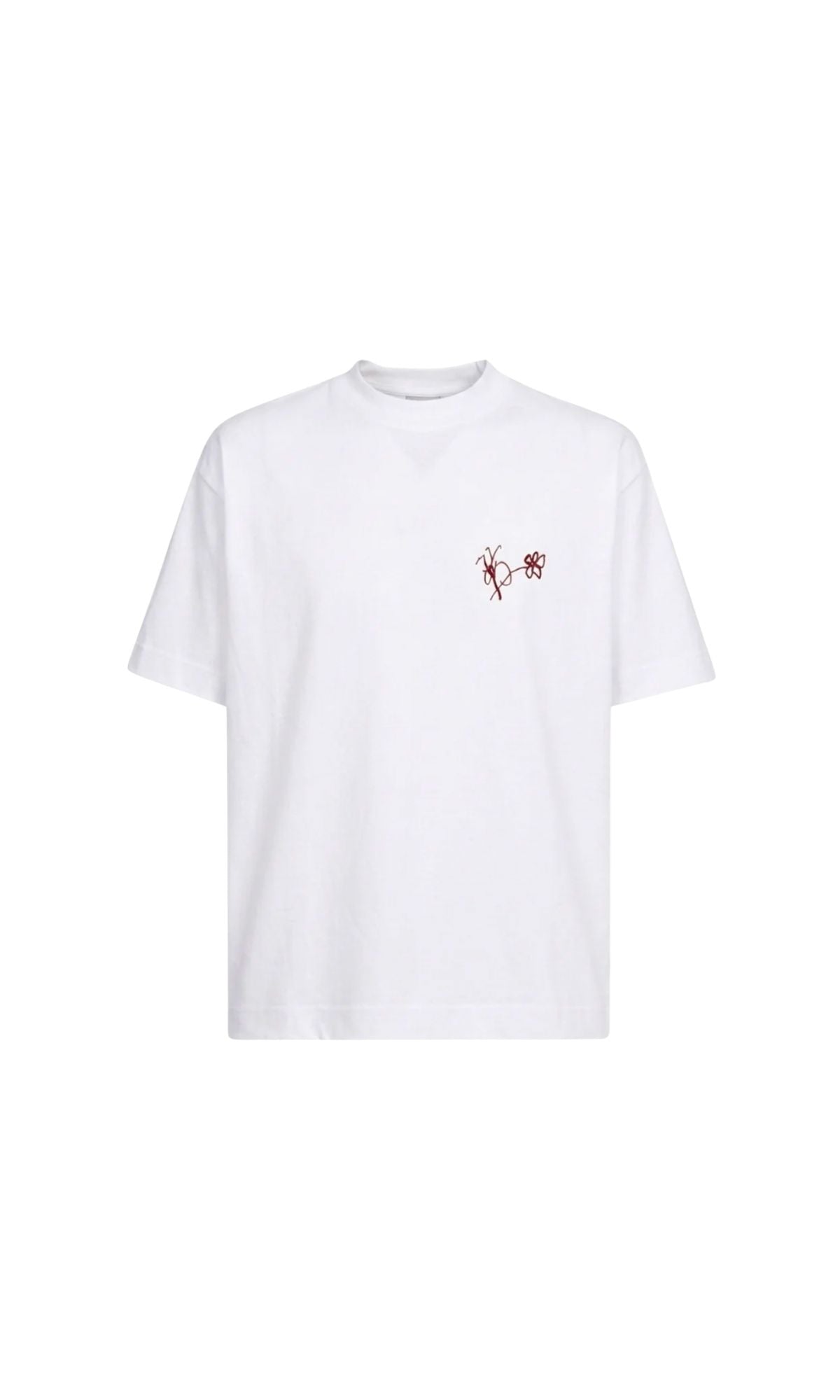 T-SHIRT FLOWER BIANCA - ABBIGLIAMENTO - RHUN