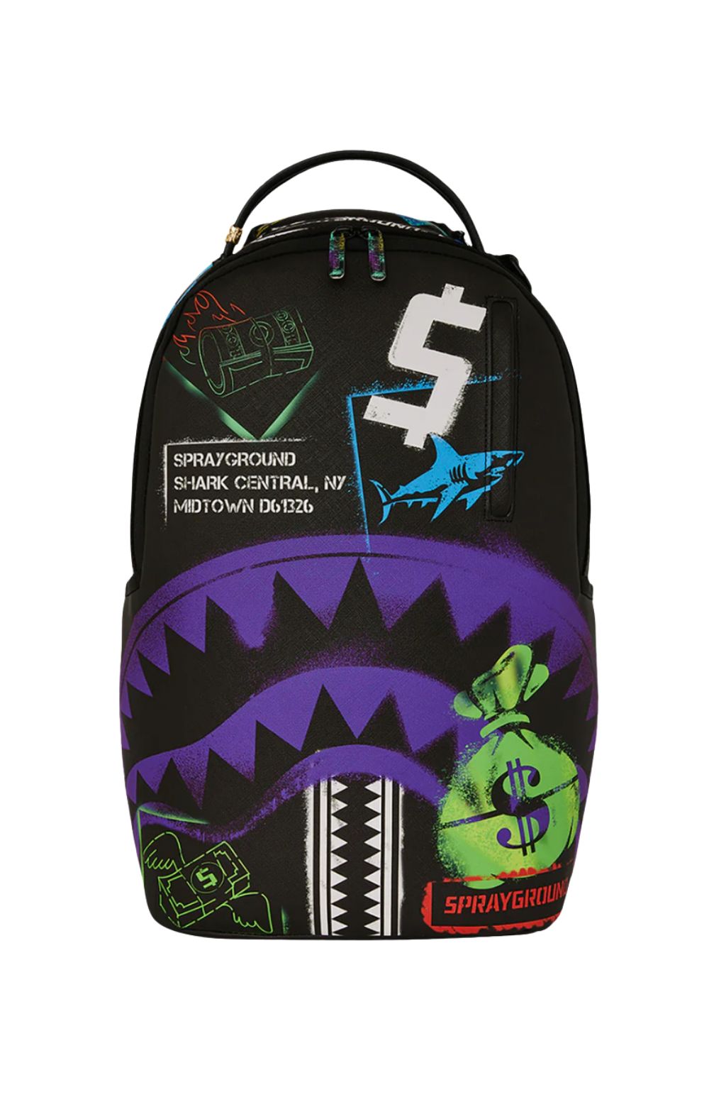 SHARK CENTRAL STENCILS BACKPACK - Accessori - SPRAYGROUND