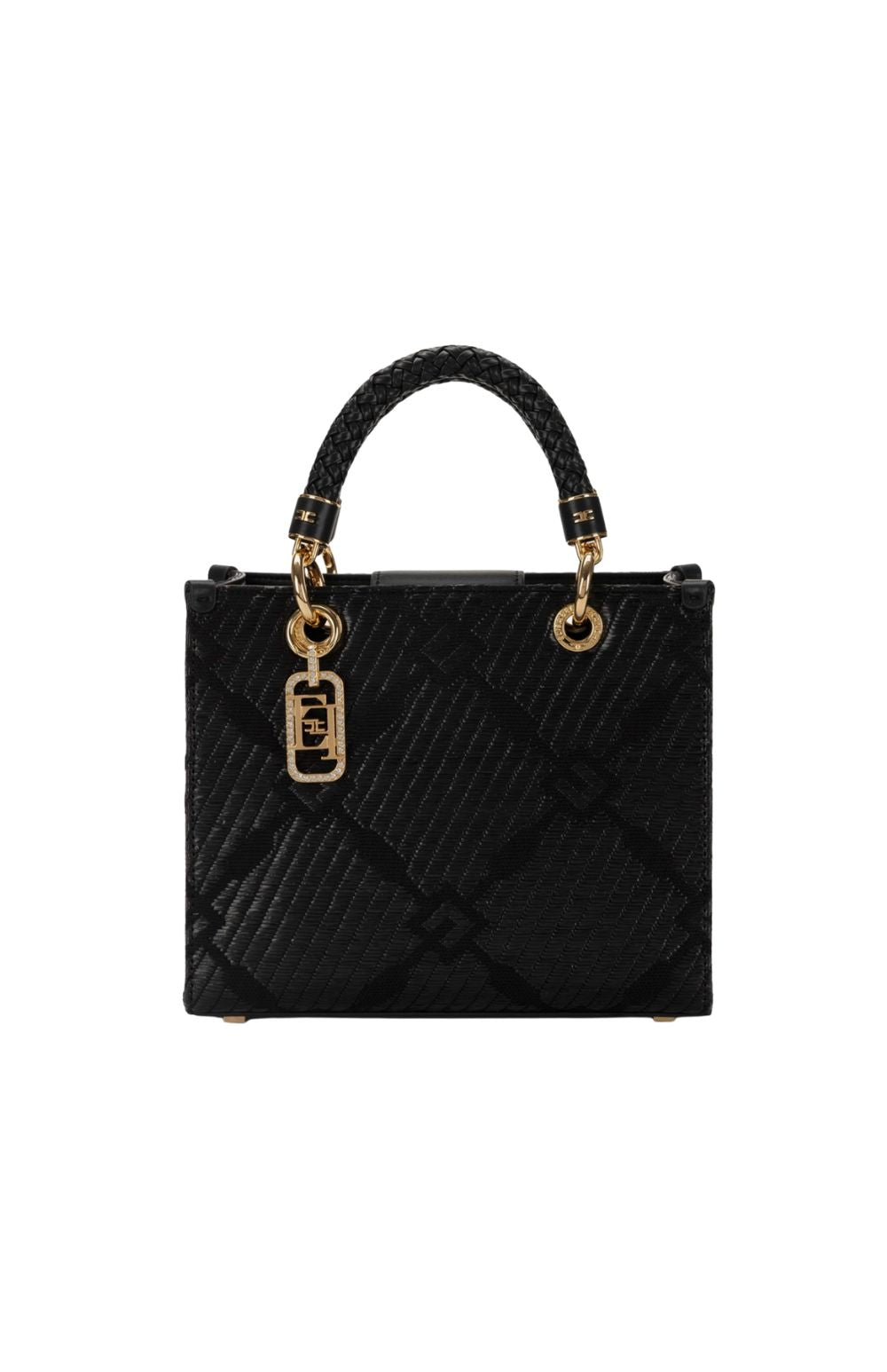 TOTE BLK JACQUARD - Accessori - ELISABETTA FRANCHI