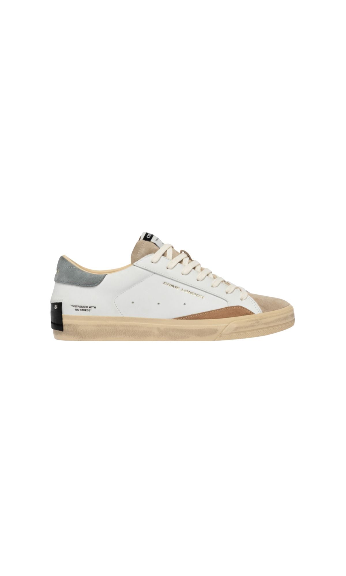 DISTRESSED 2.0 STONE GREY - calzature - CRIME LONDON