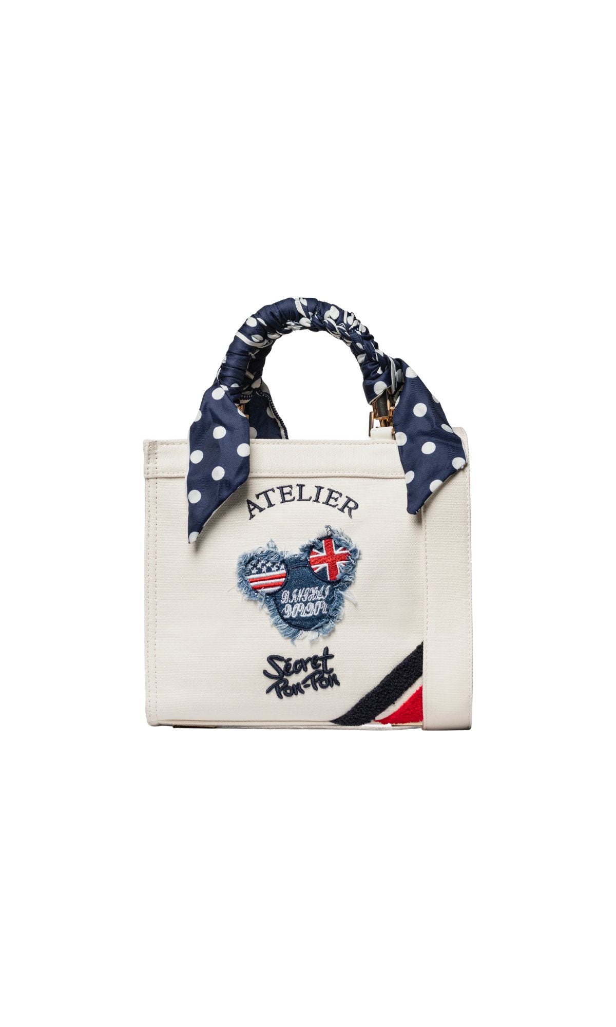 SAINT TROPEZ BAG S ECRU - Accessori - SECRET PON PON