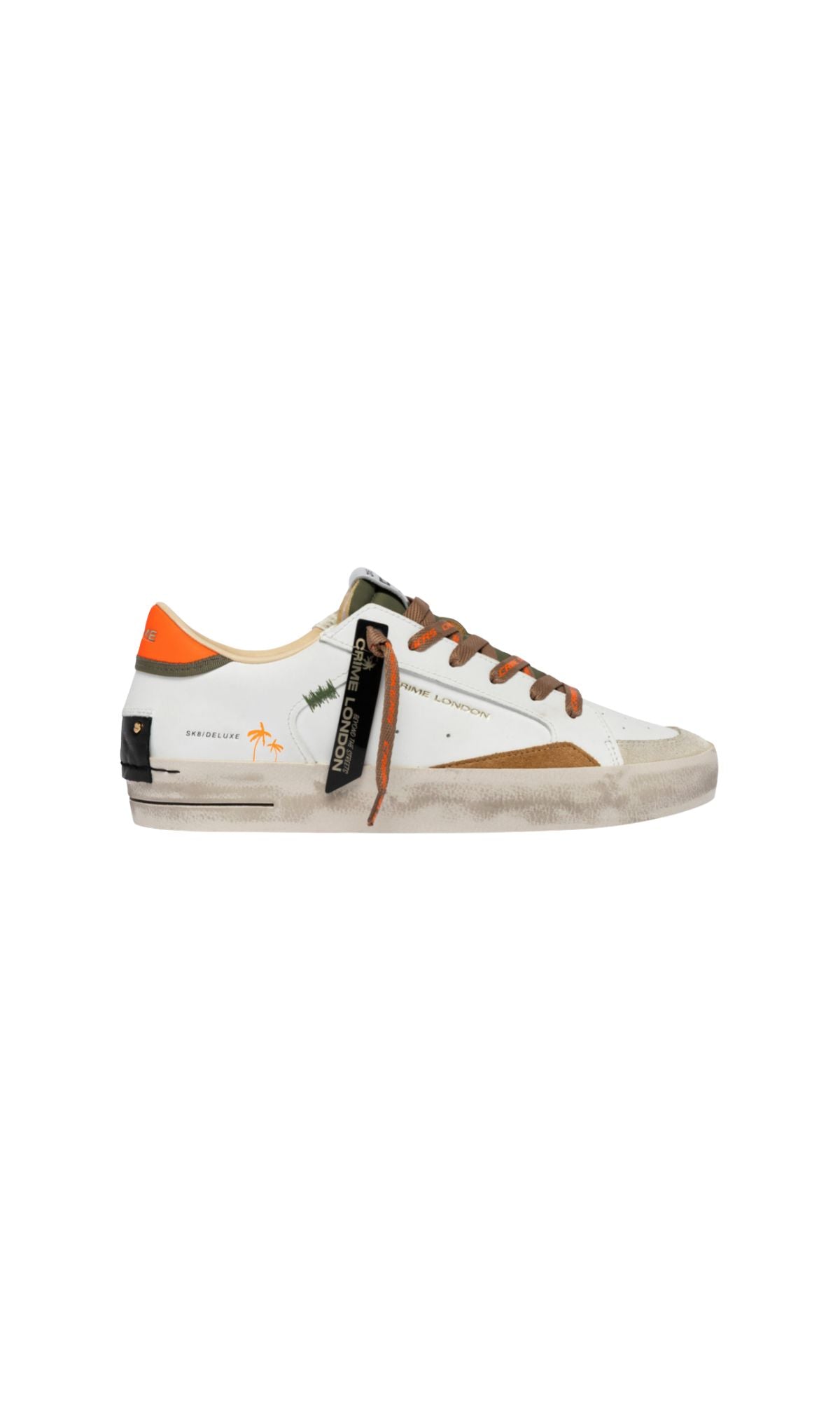 SK8 DELUXE AMBER TANGERINE - calzature - CRIME LONDON