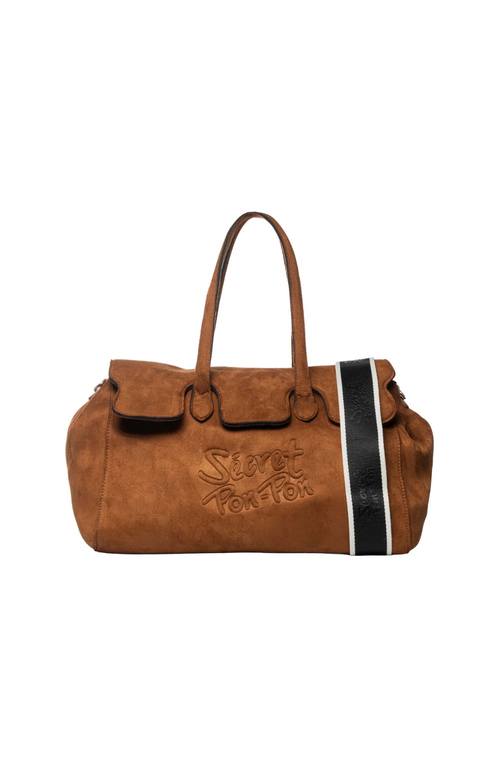 MONICA L SUEDE TOTE CUOIO - Accessori - SECRET PON PON