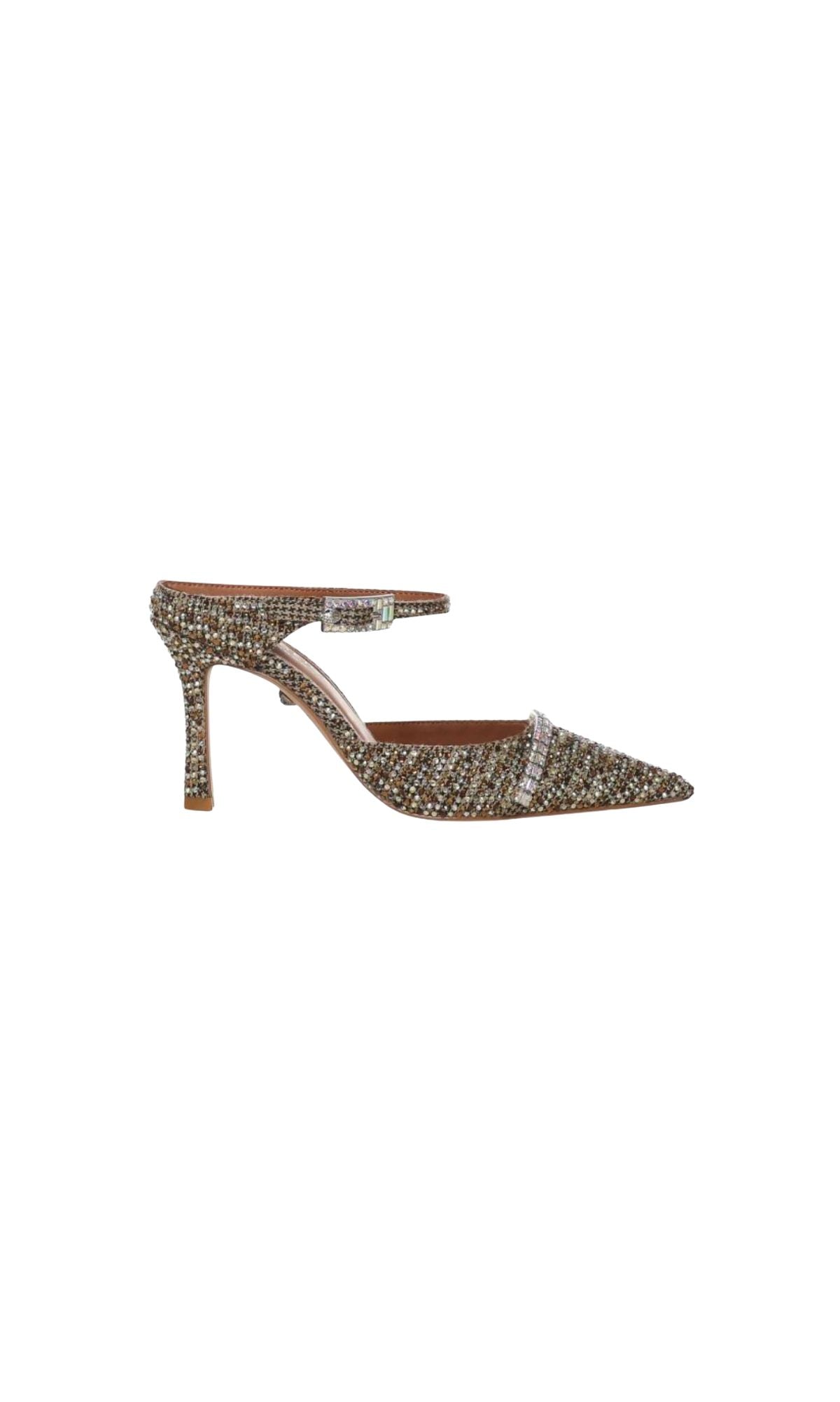 STRASS POINT MULE BEIGE - calzature - KURT GEIGER