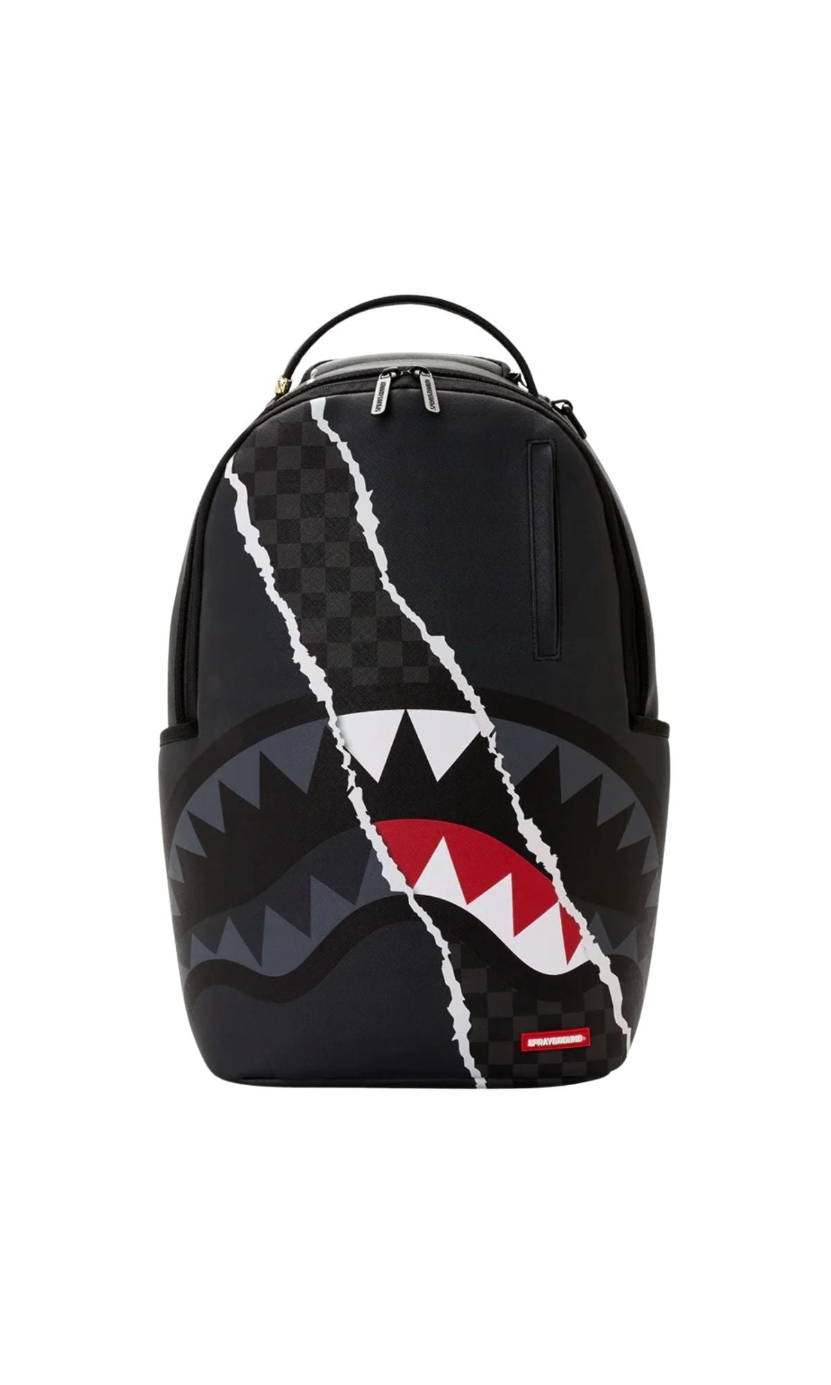 B8502 CENTER RIP REVEALING GRAY CHECK BACKPACK - Accessori - SPRAYGROUND