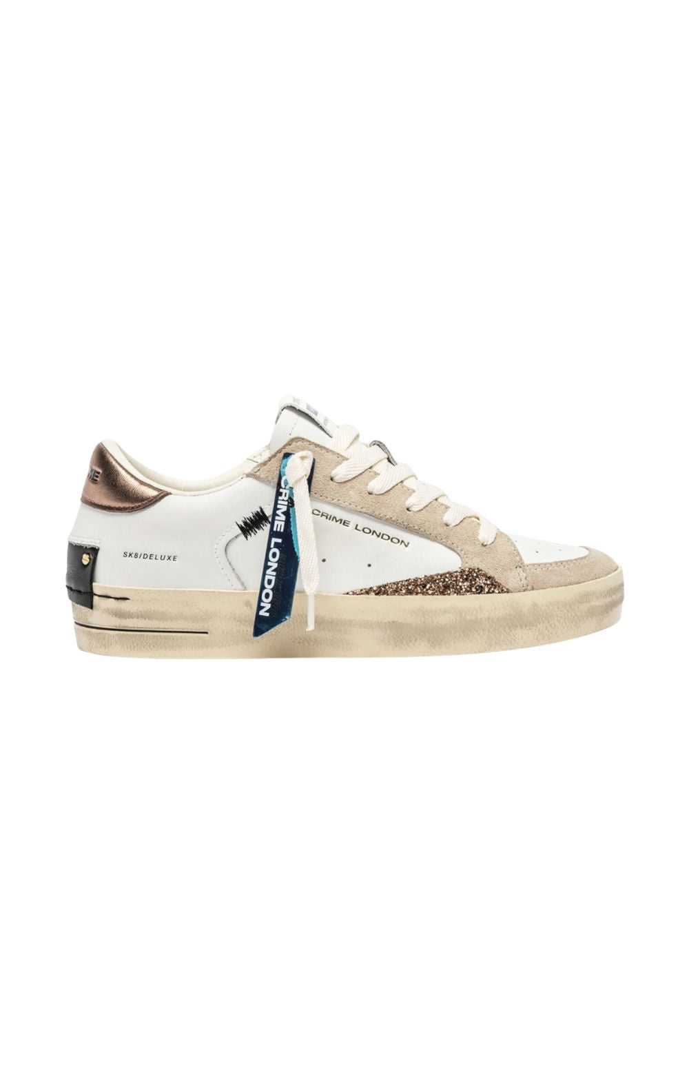SK8 DELUXE WHITE CARAMEL - calzature - CRIME LONDON