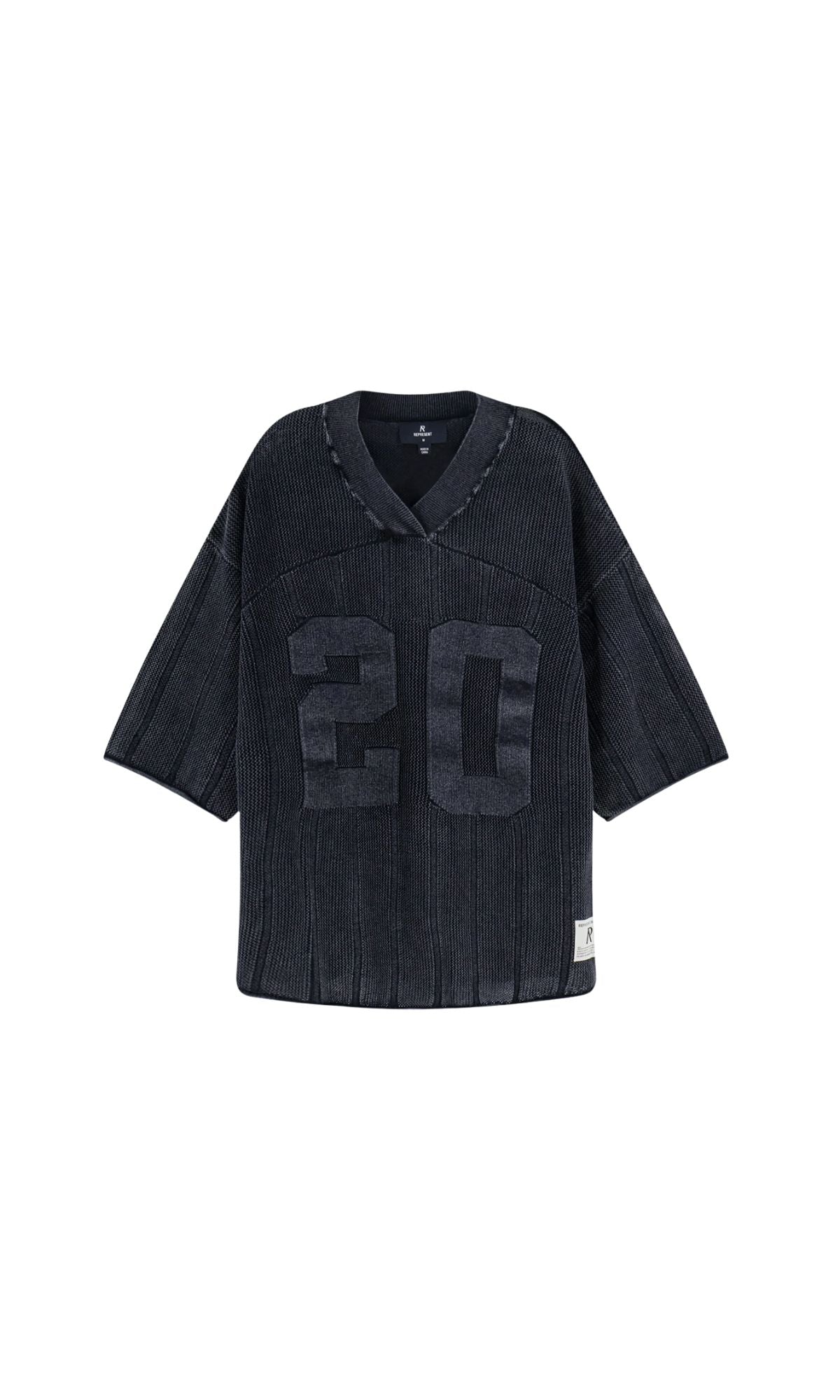 KNITTED VARSITY VINTAGE GREY - ABBIGLIAMENTO - REPRESENT