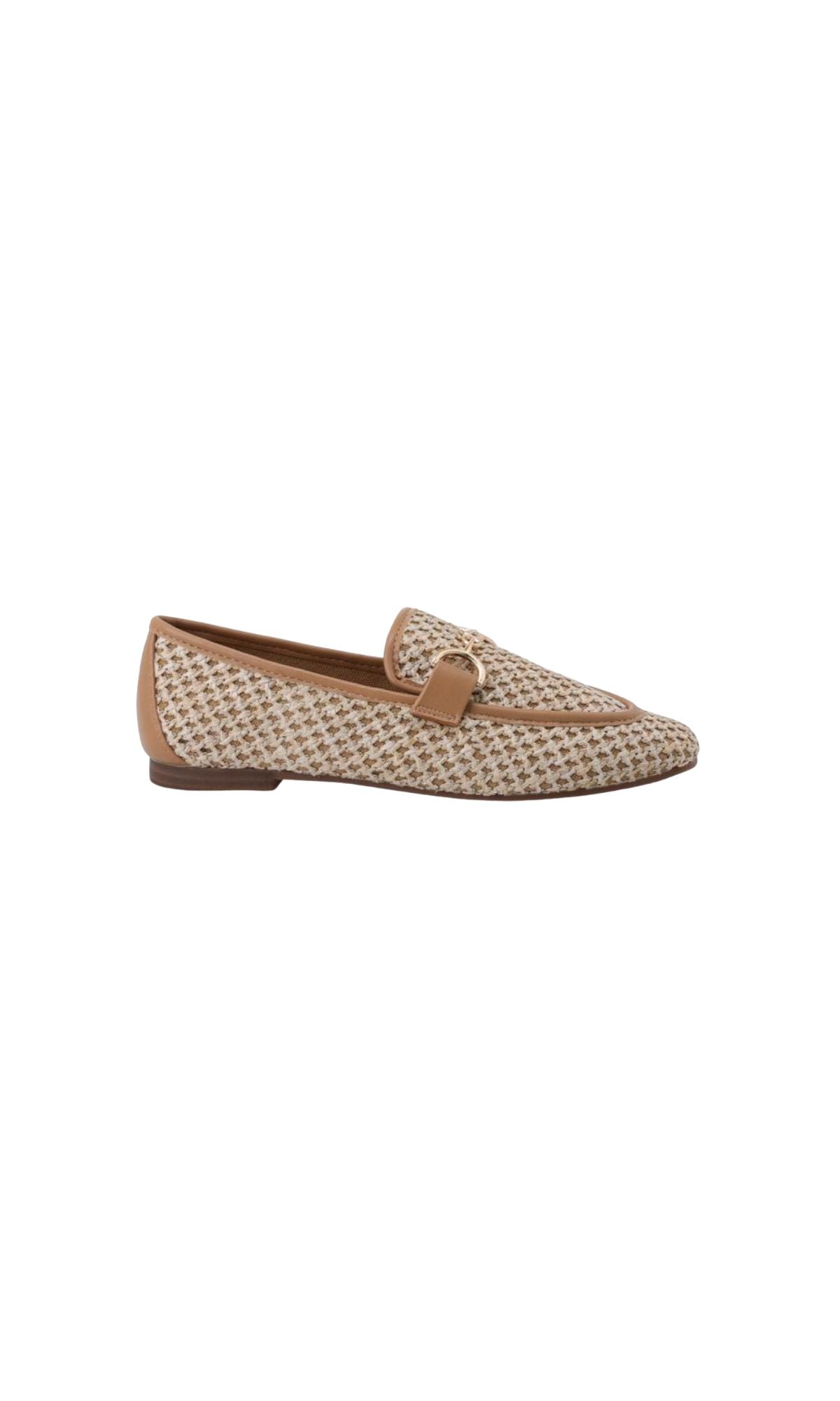 MOCASSINO EX2392 1A BEIGE RAFFIA - calzature - EXE
