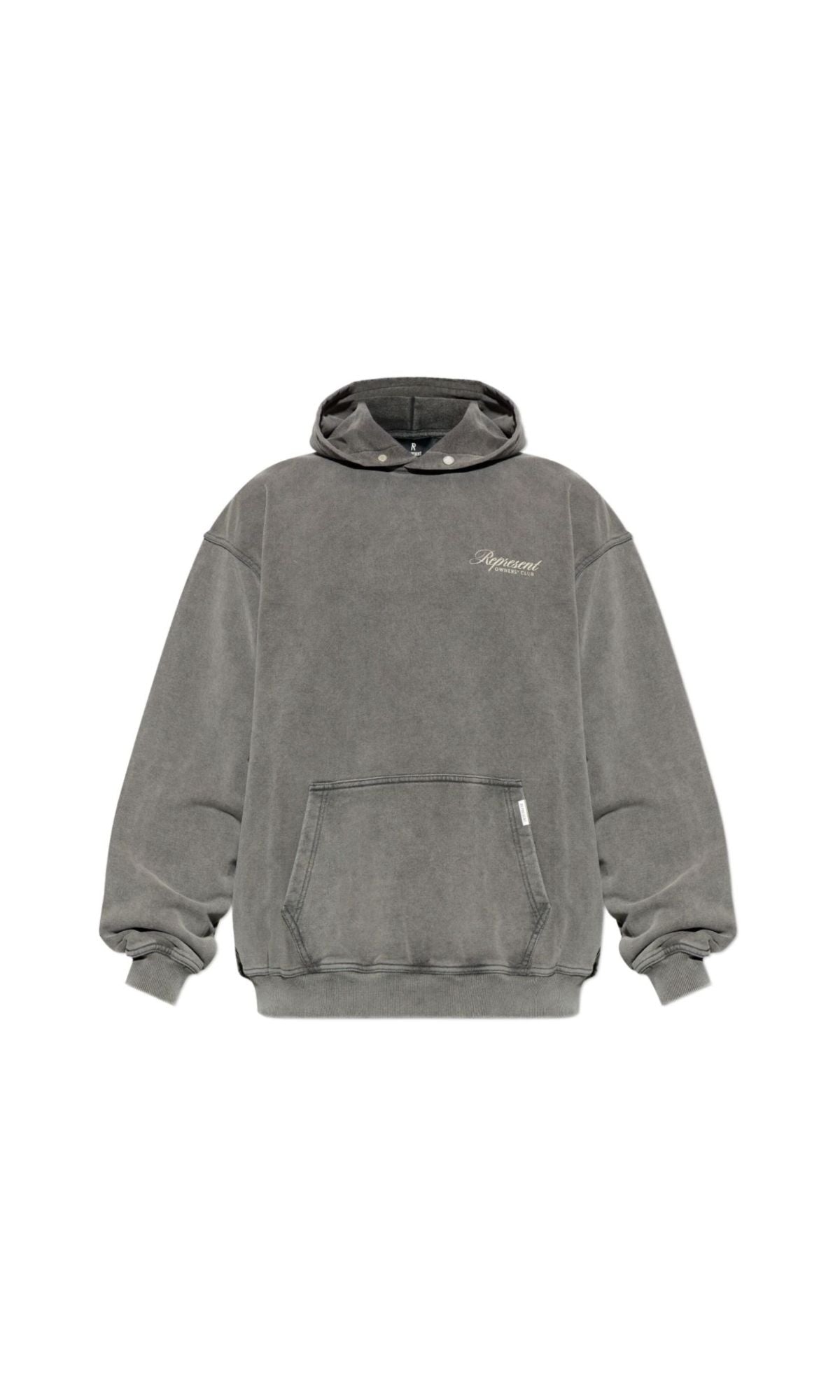 HOODIE CLUB SCRIPT VINTAGE GREY - ABBIGLIAMENTO - REPRESENT